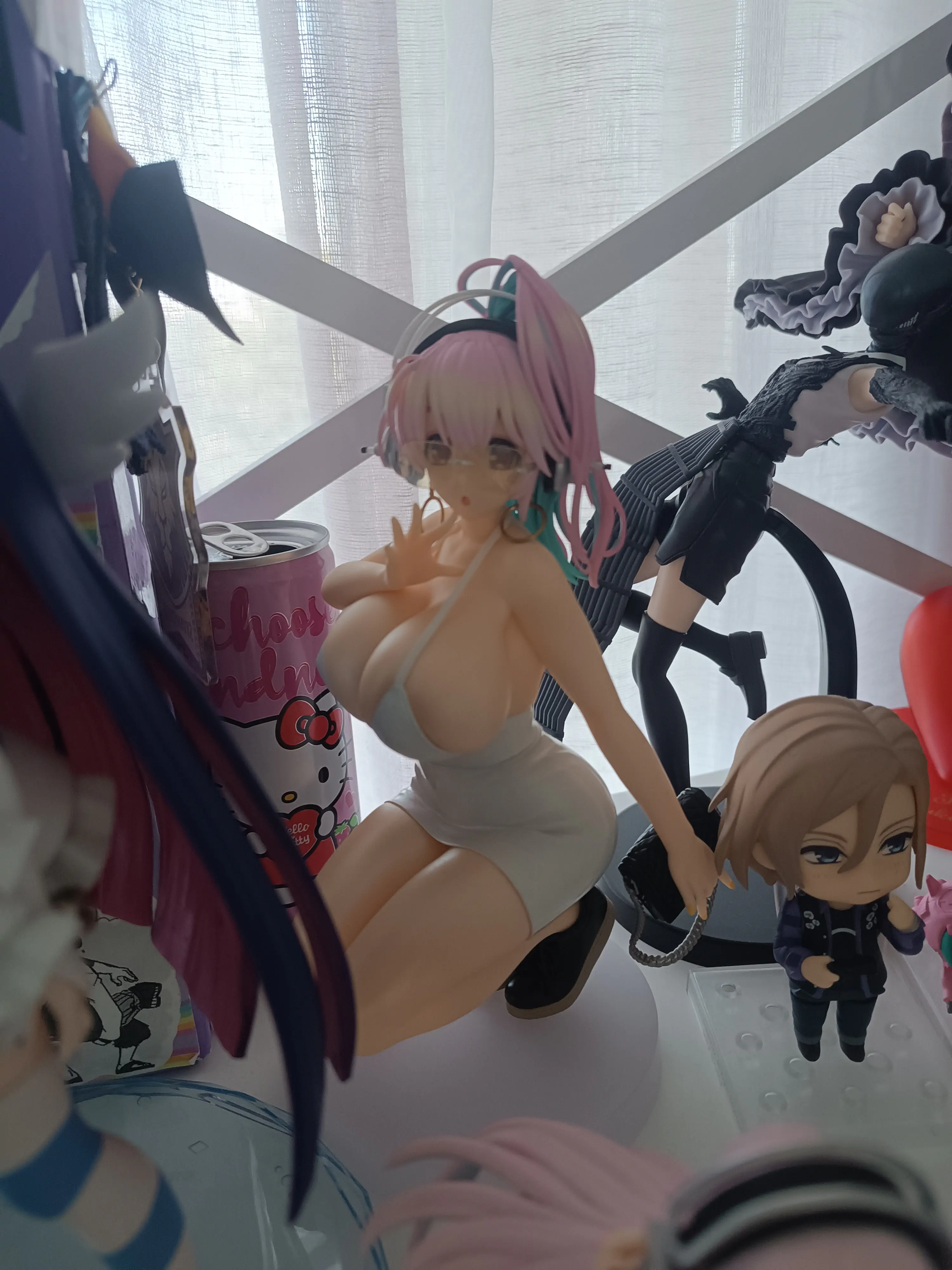 Super Sonico Pop Up Parade Statuie PVC Super Sonico: 15th Mini Dress Ver. L Mărime 20 cm poza produsului