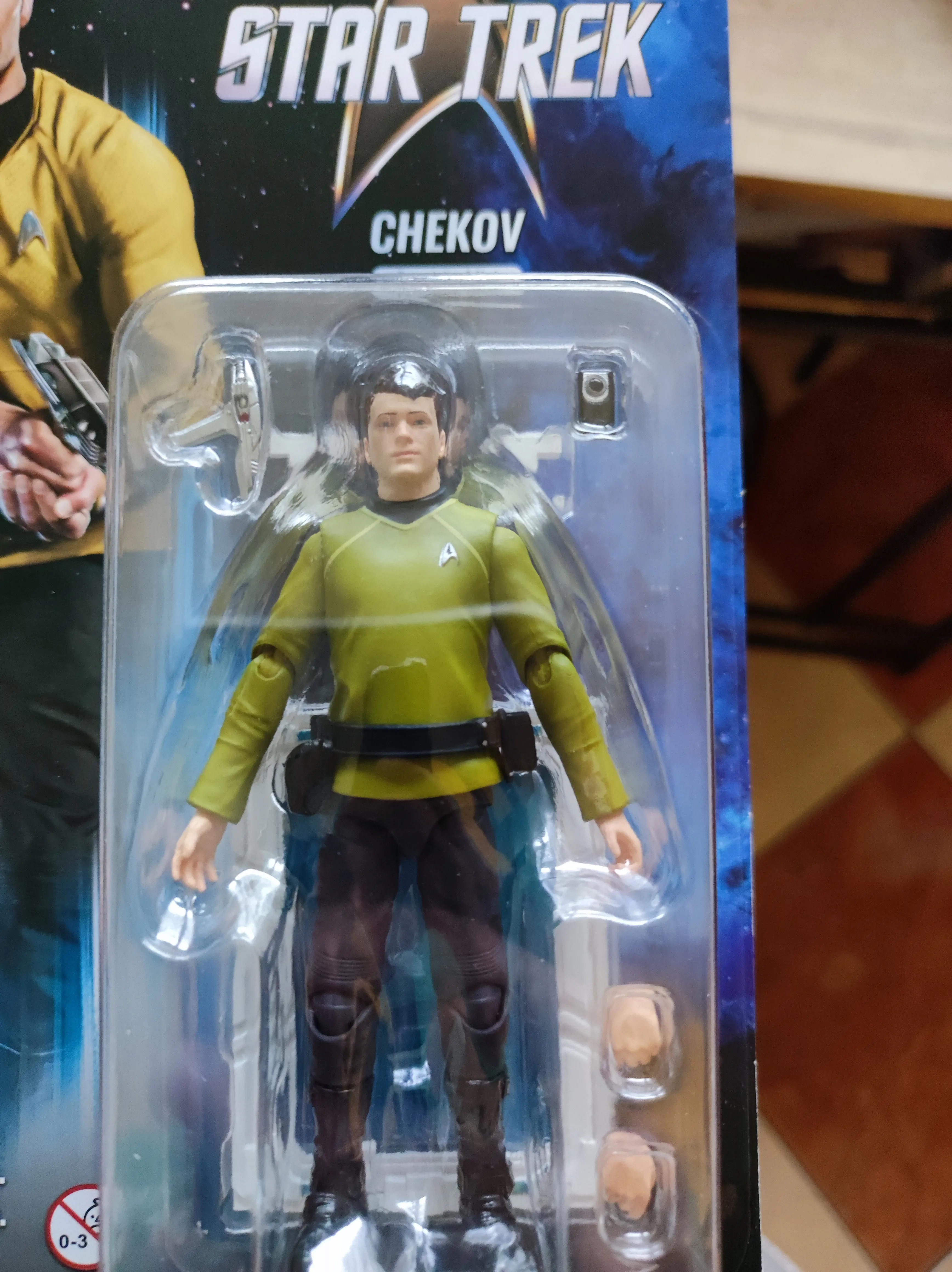 Star Trek Figurina Mini de Acțiune Exquisită 1/18 Star Trek 2009 Chekov 10 cm poza produsului