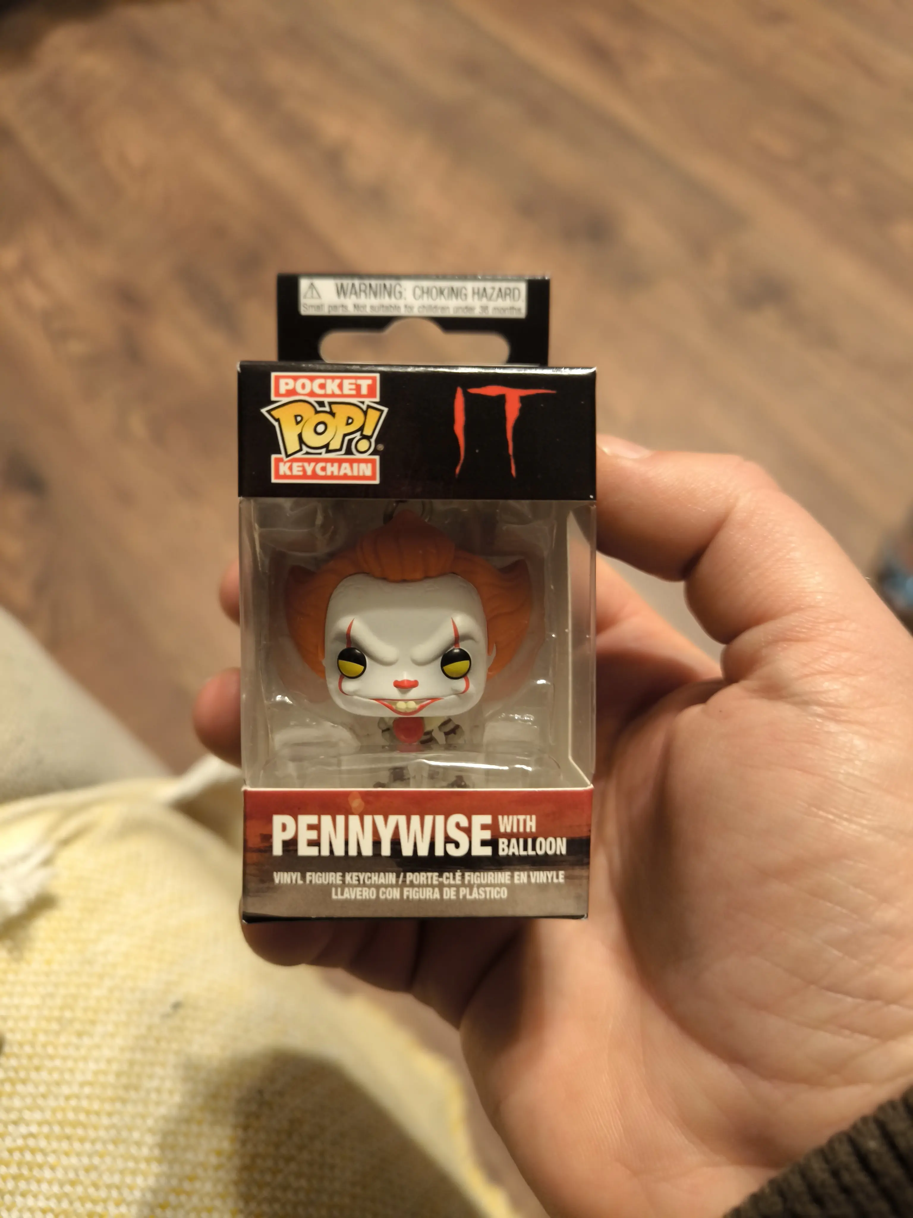 Stephen King's It 2017 Pocket POP! Vinyl Breloc Pennywise cu Balon 4 cm poza produsului