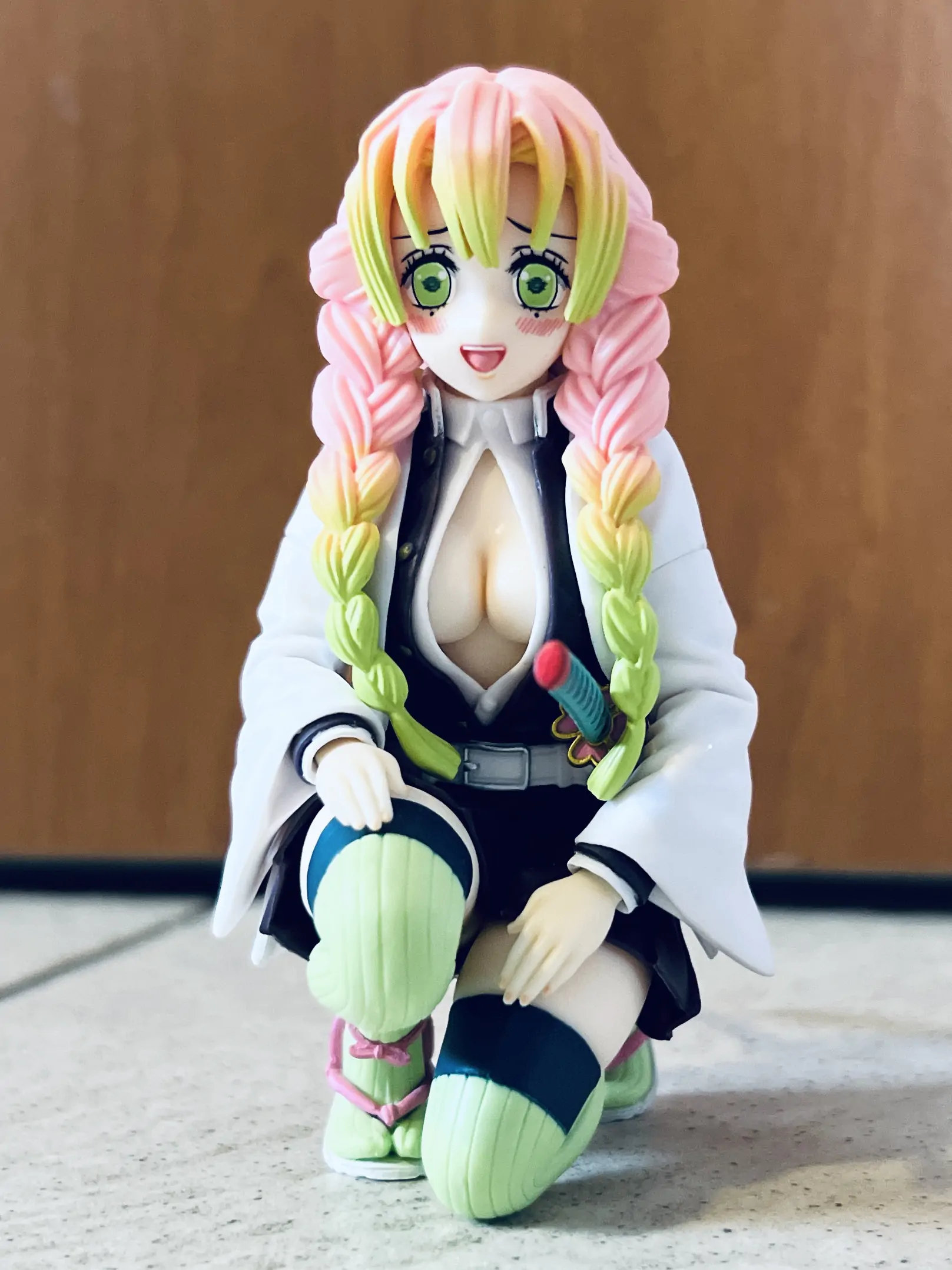 Demon Slayer: Kimetsu no Yaiba PM Perching Statuie PVC Mitsuri Kanroji Hashira Meeting (re-run) 11 cm poza produsului