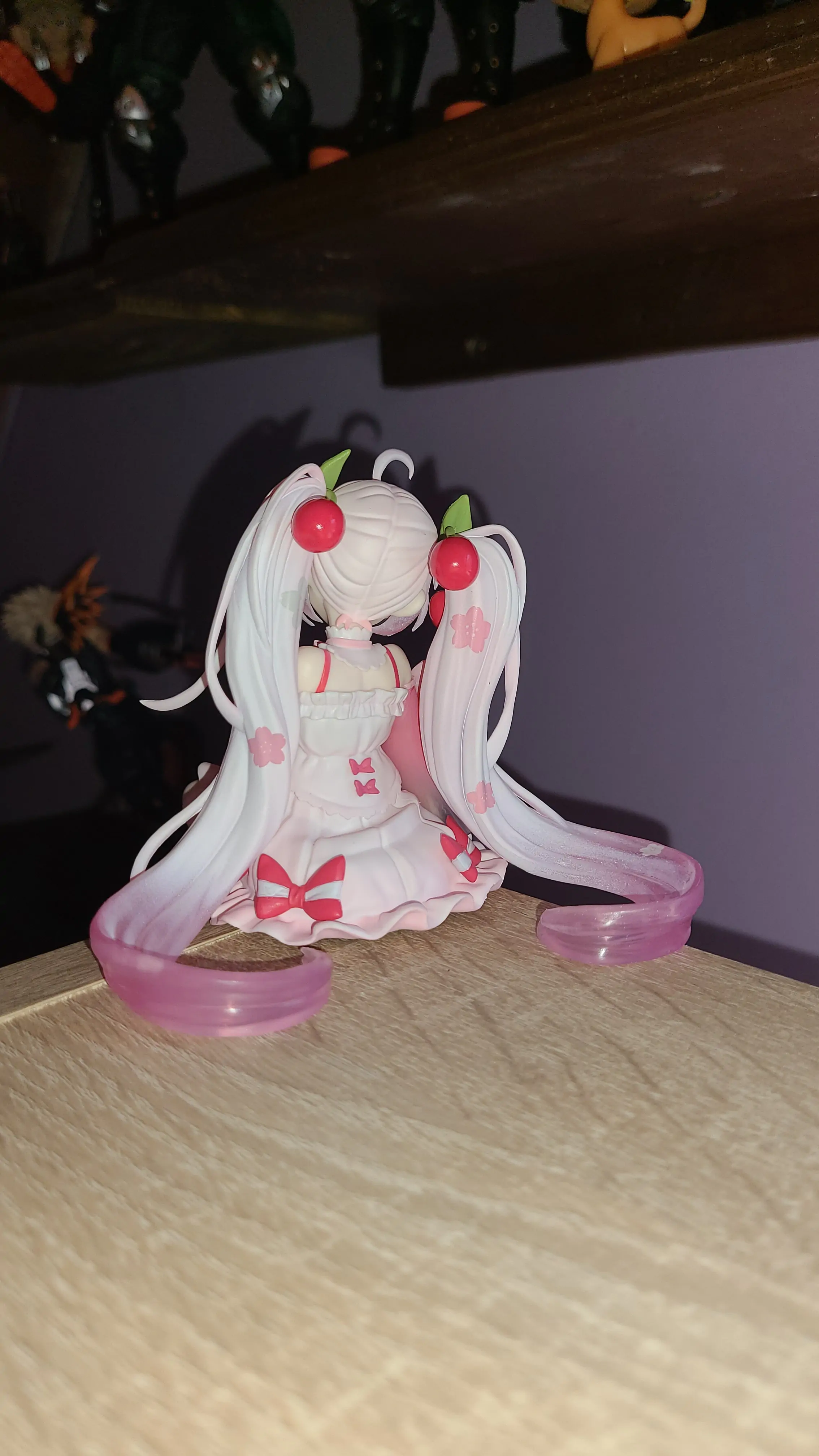 Statuetă PVC Opritor de Tăiței Hatsune Miku Sakura Miku 2025 14 cm poza produsului