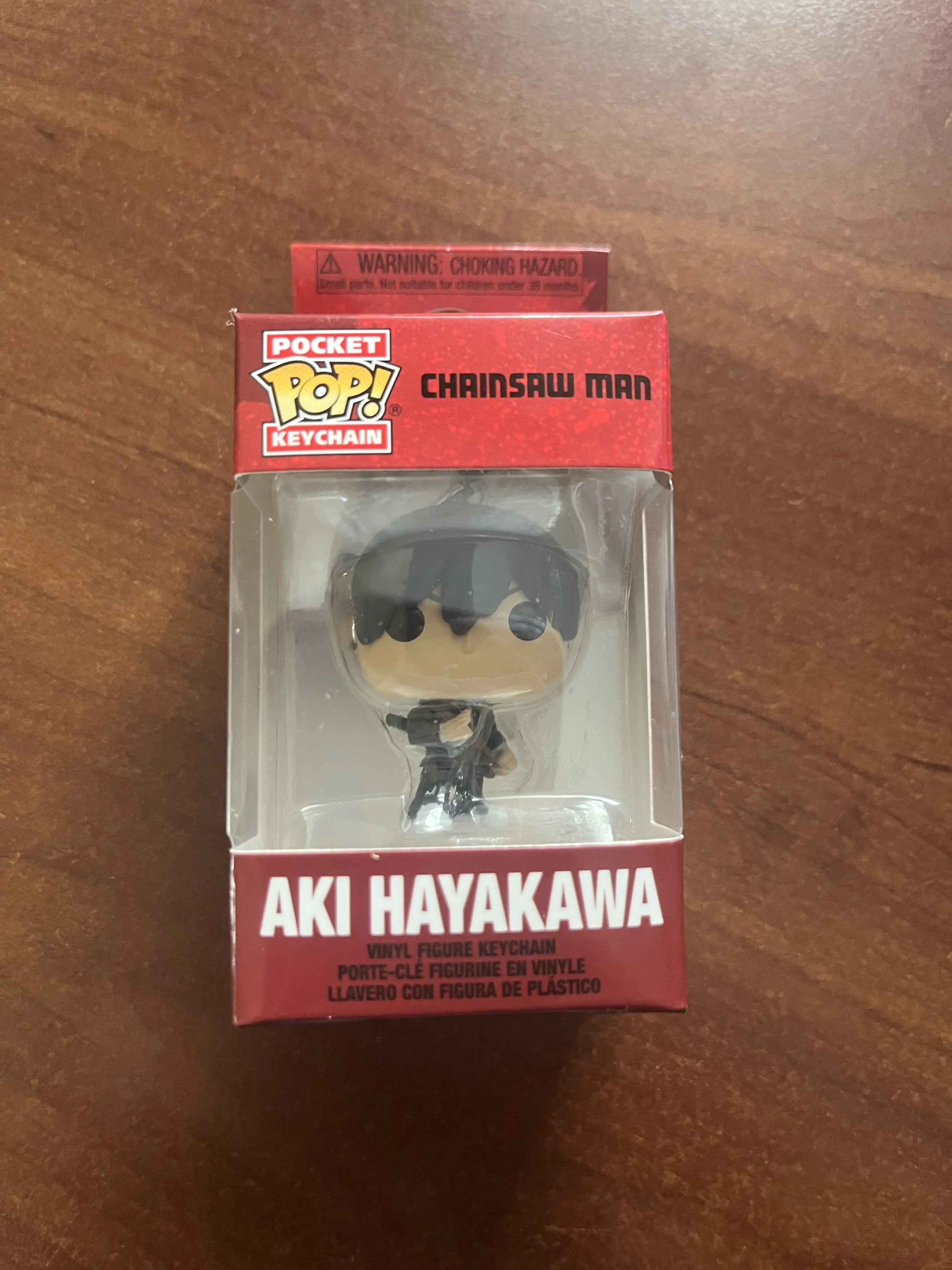 Breloc Pocket Funko POP Chainsaw Man Aki Hayakawa poza produsului