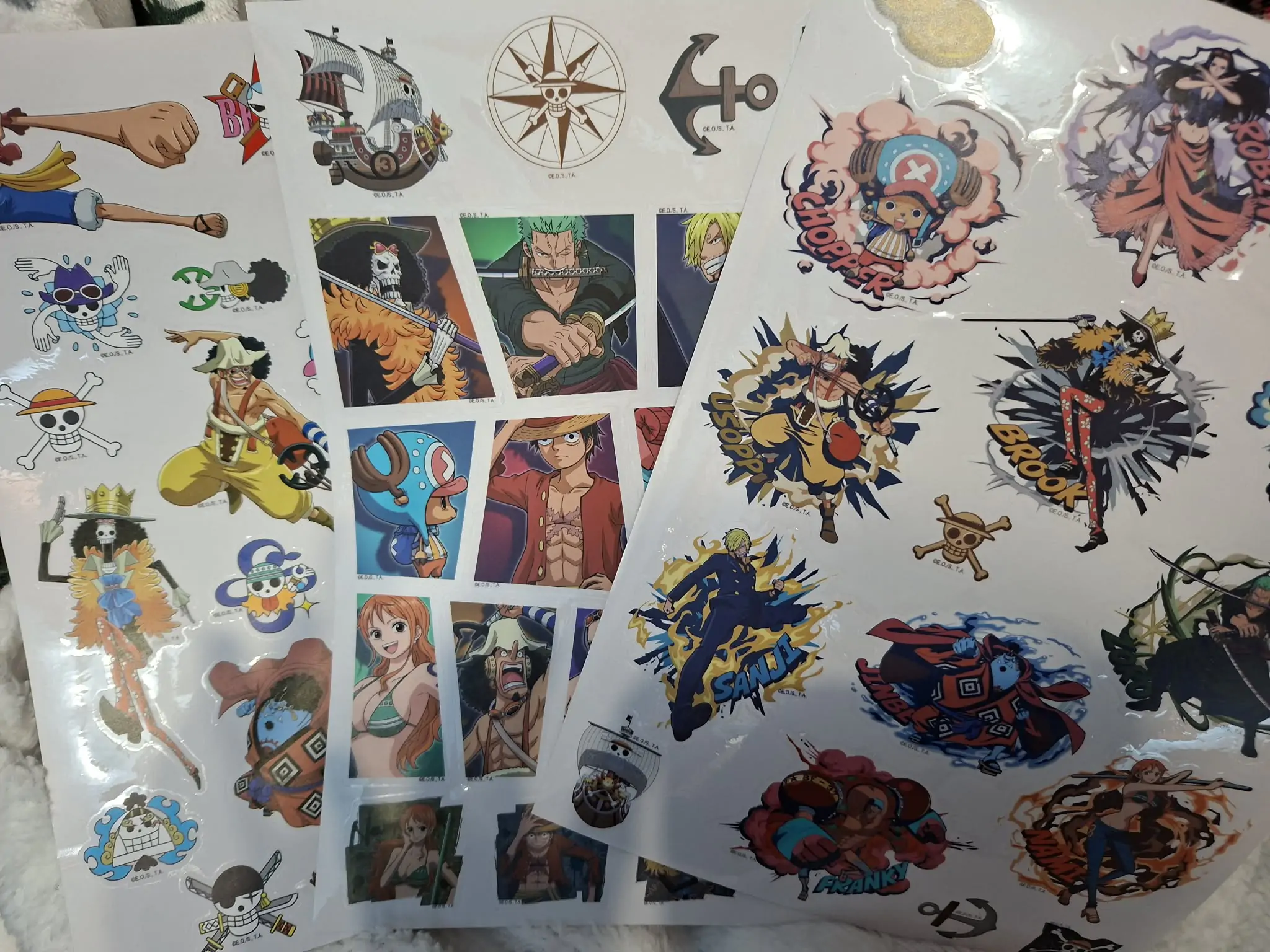One Piece set de autocolante detasabile poza produsului