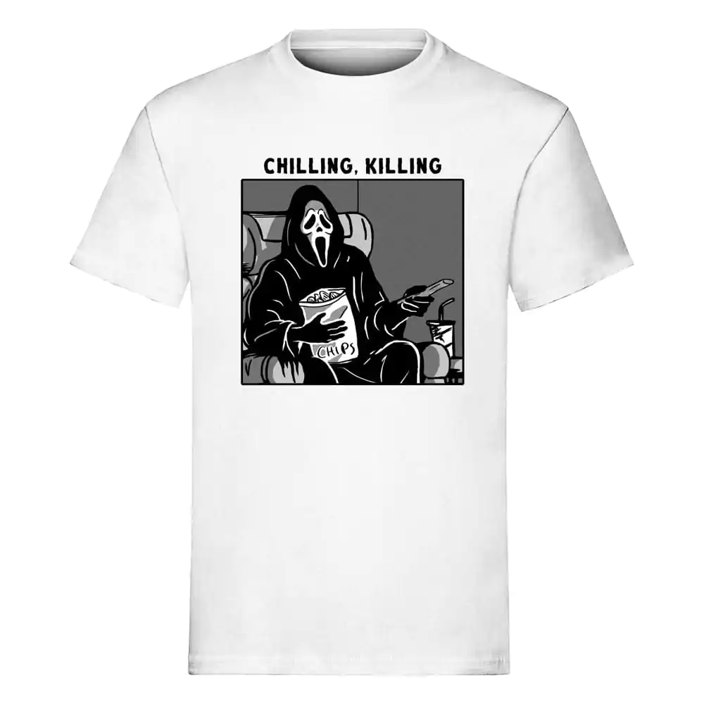 Scream tricou Ghost Face Chilling, Killing poza produsului
