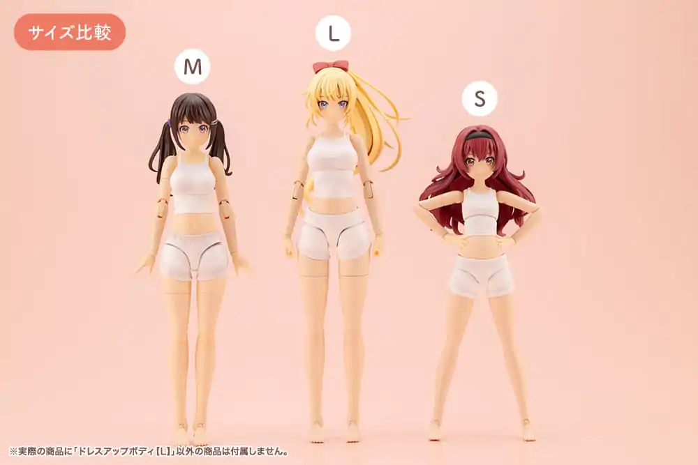 Sousai Shojo Teien Accessory Set pentru figurine de acțiune 1/10 Dress Up Body Size L poza produsului