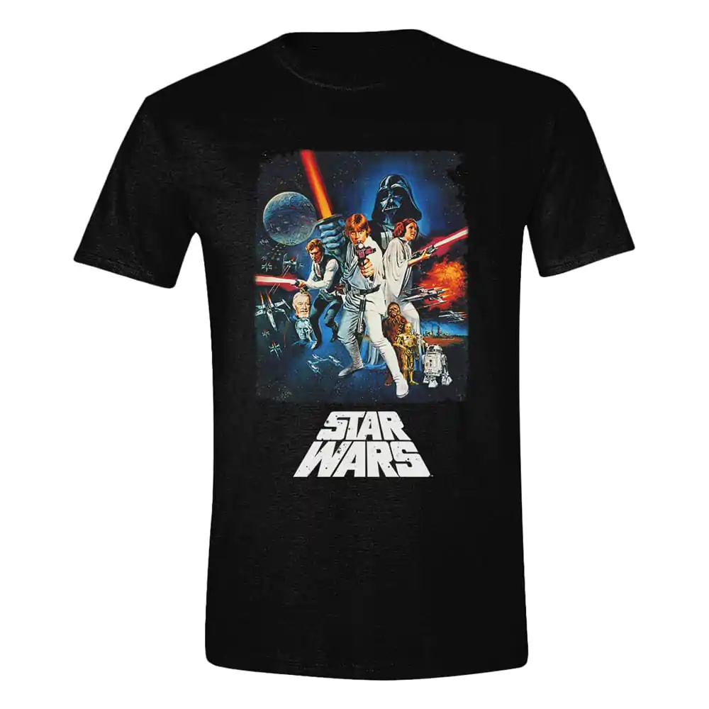 Star Wars A New Hope Tricou Retro Poster poza produsului