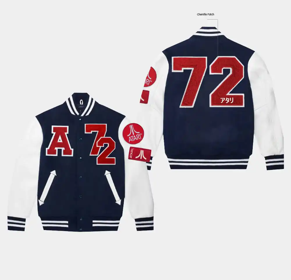 Jachetă colegială Atari Chenille Varsity poza produsului