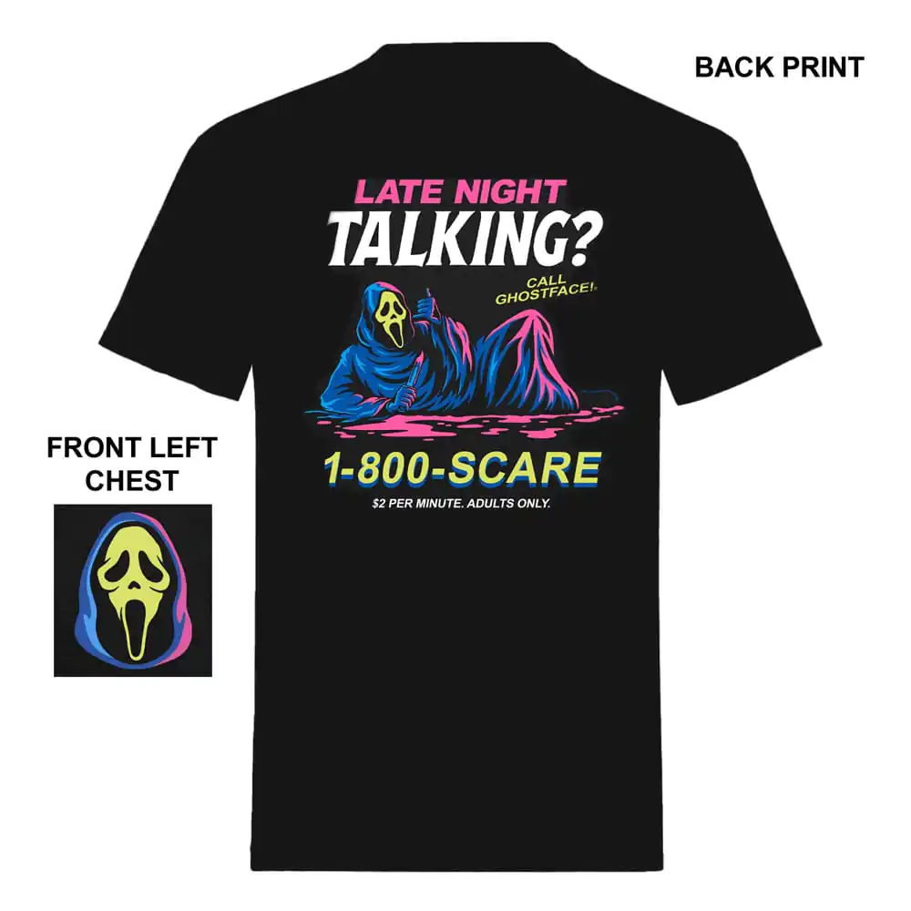 Scream Tricou Ghost Face Late Night Talking poza produsului