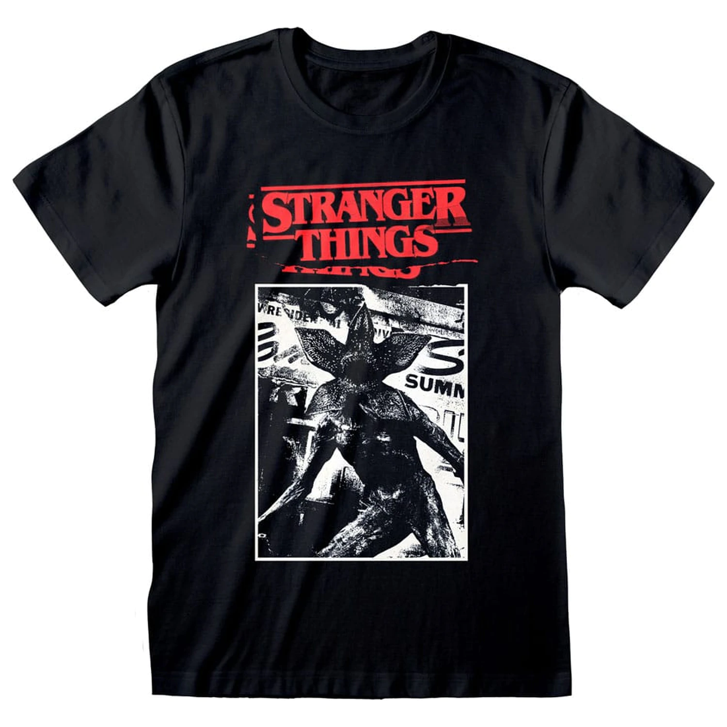 Stranger Things Tricou cu decupaj de articol poza produsului
