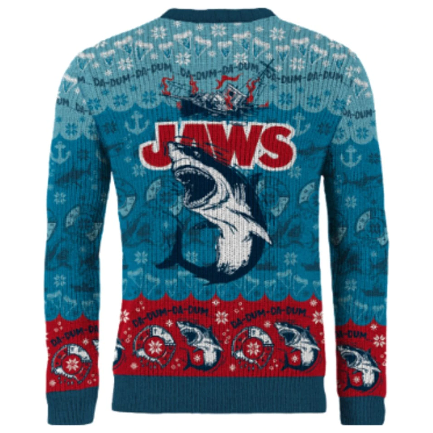 Jaws Pulover de Crăciun Jaws poza produsului