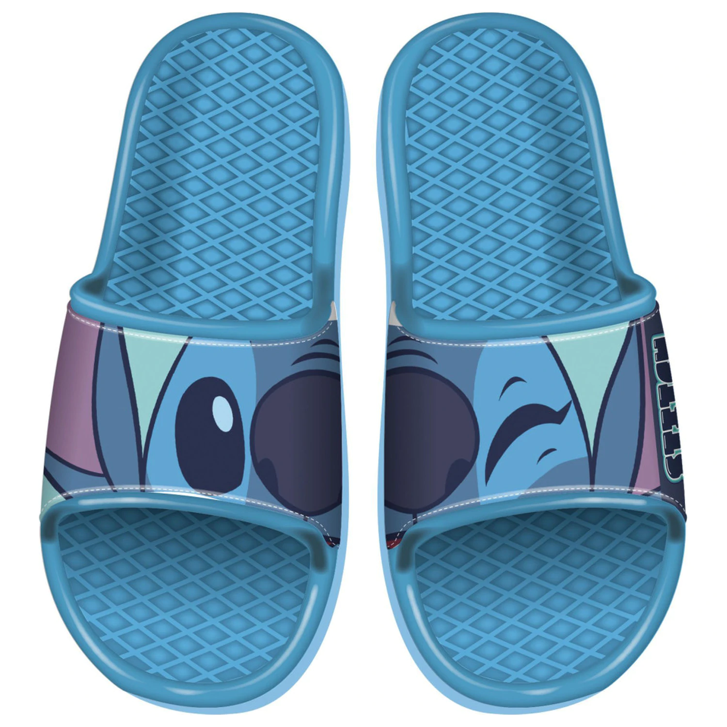 Stitch Wink Blue papuci pentru copii poza produsului