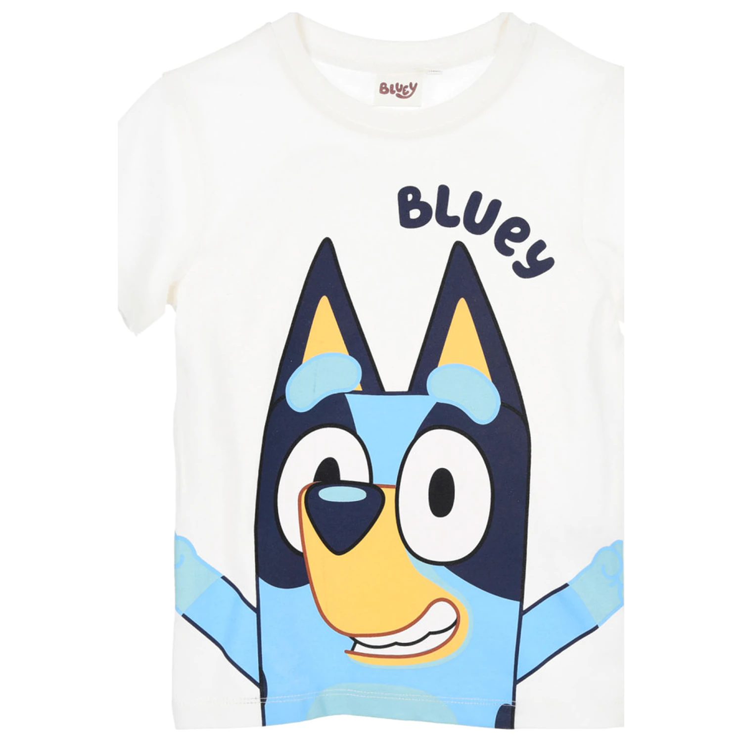 Bluey White Kids' Short Tricou, Top poza produsului