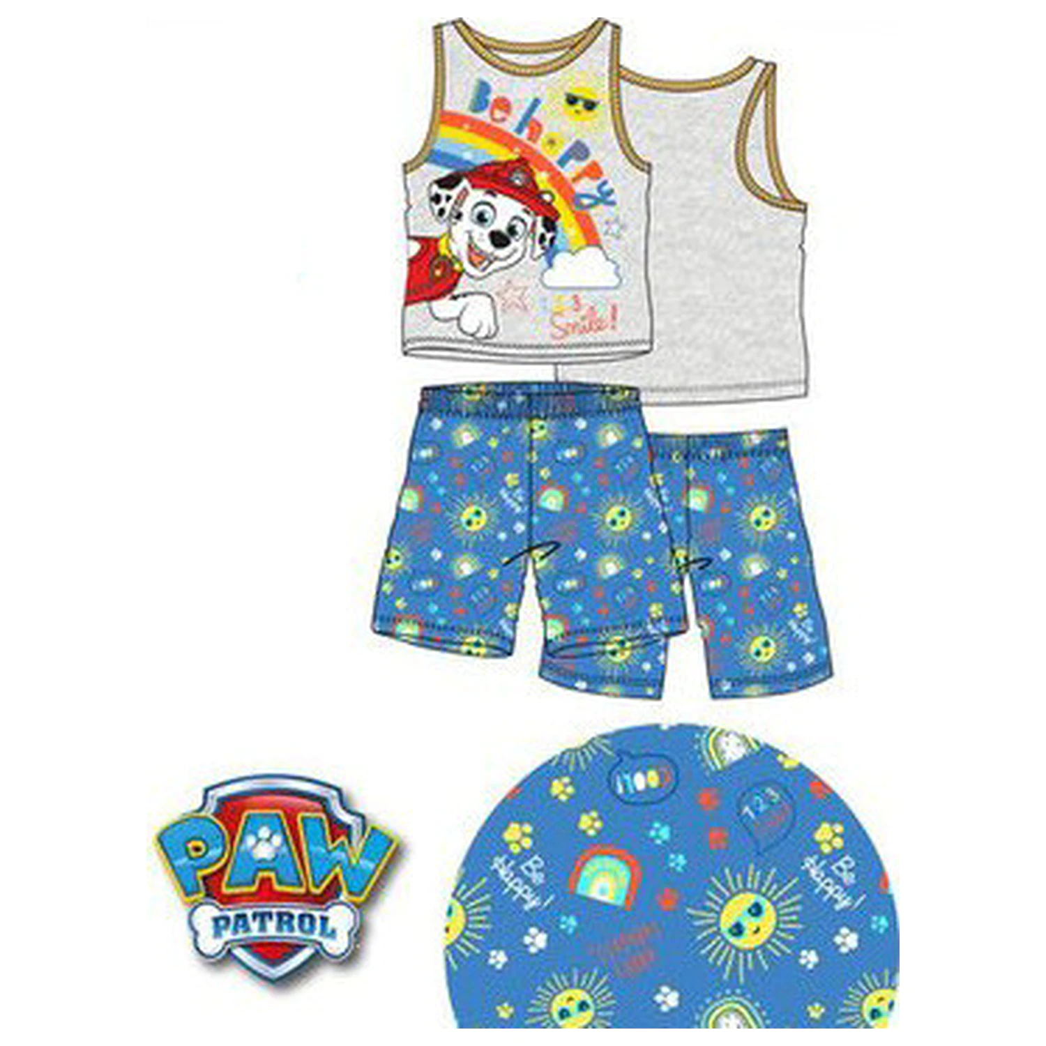 PAW Patrol Smile Kids Pijama Scurta poza produsului