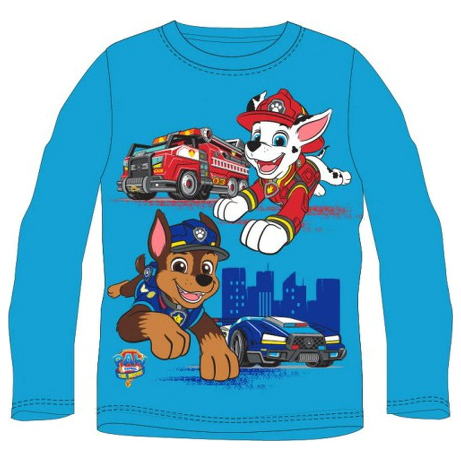 PAW Patrol City Saviors Blue Tricou pentru copii cu mânecă lungă, Top poza produsului