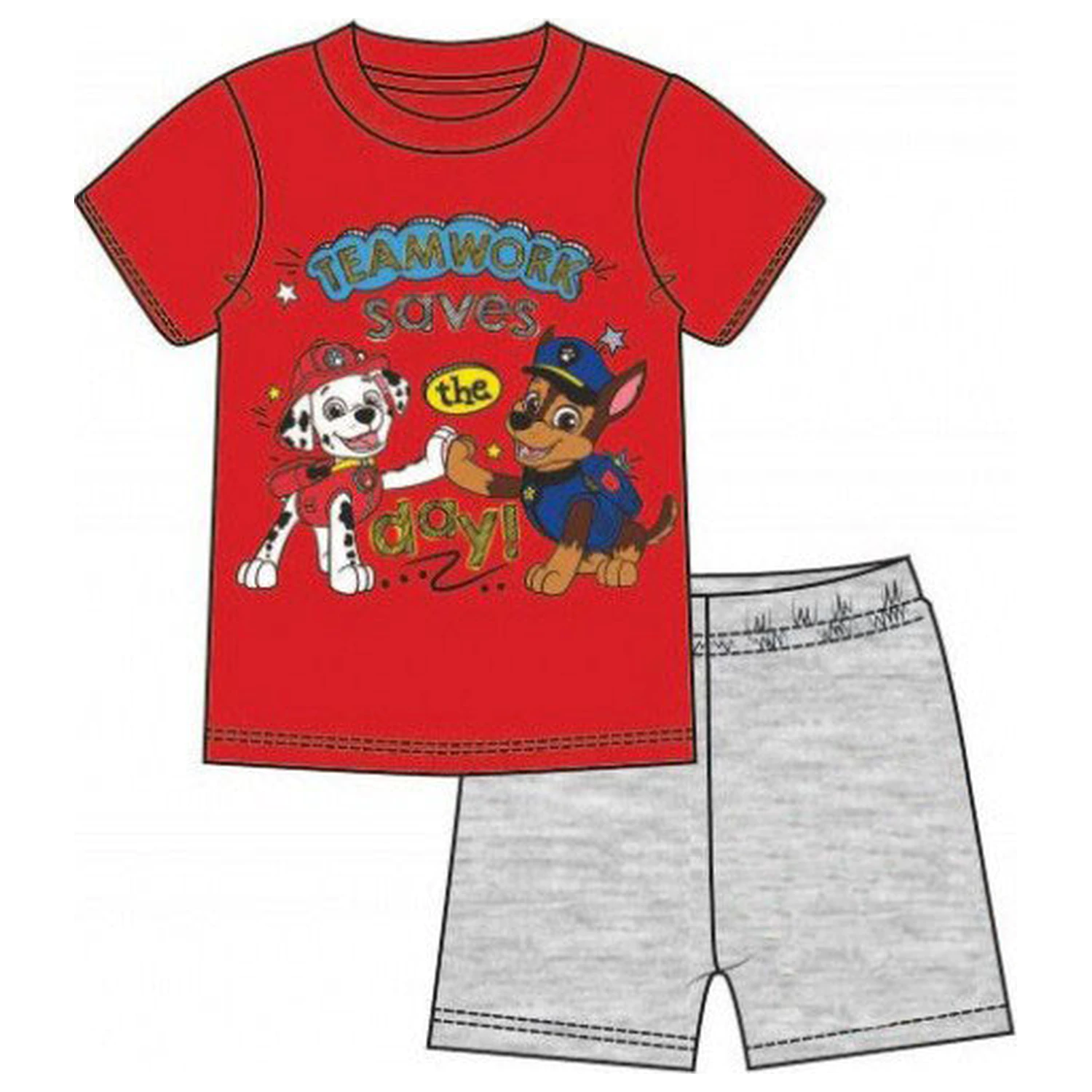 PAW Patrol Teamwork Pijama scurtă pentru copii poza produsului