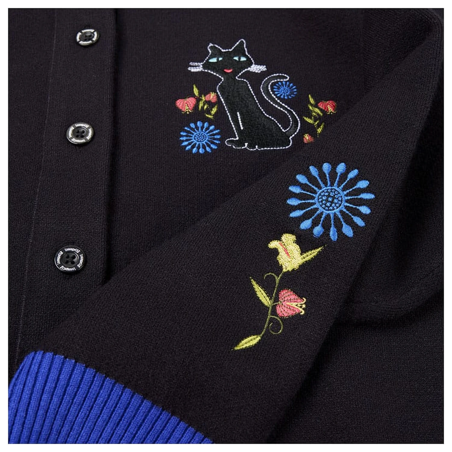 Pixar Coraline by Loungefly Cardigan Unisex cu Guler Cat Dragonfly poza produsului