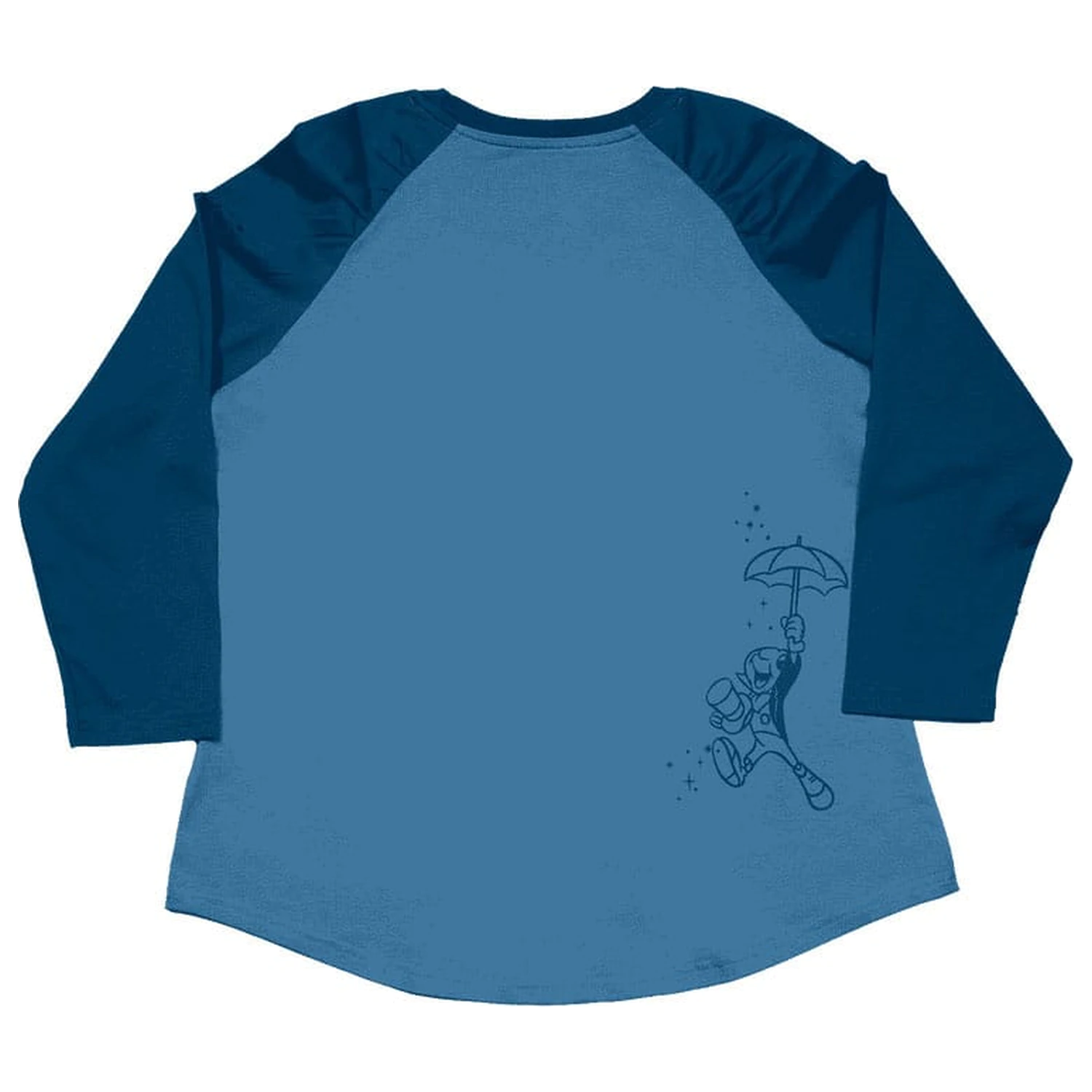 Pinocchio by Loungefly Tee Tricou Unisex Blue Fairy Shirred Raglan poza produsului