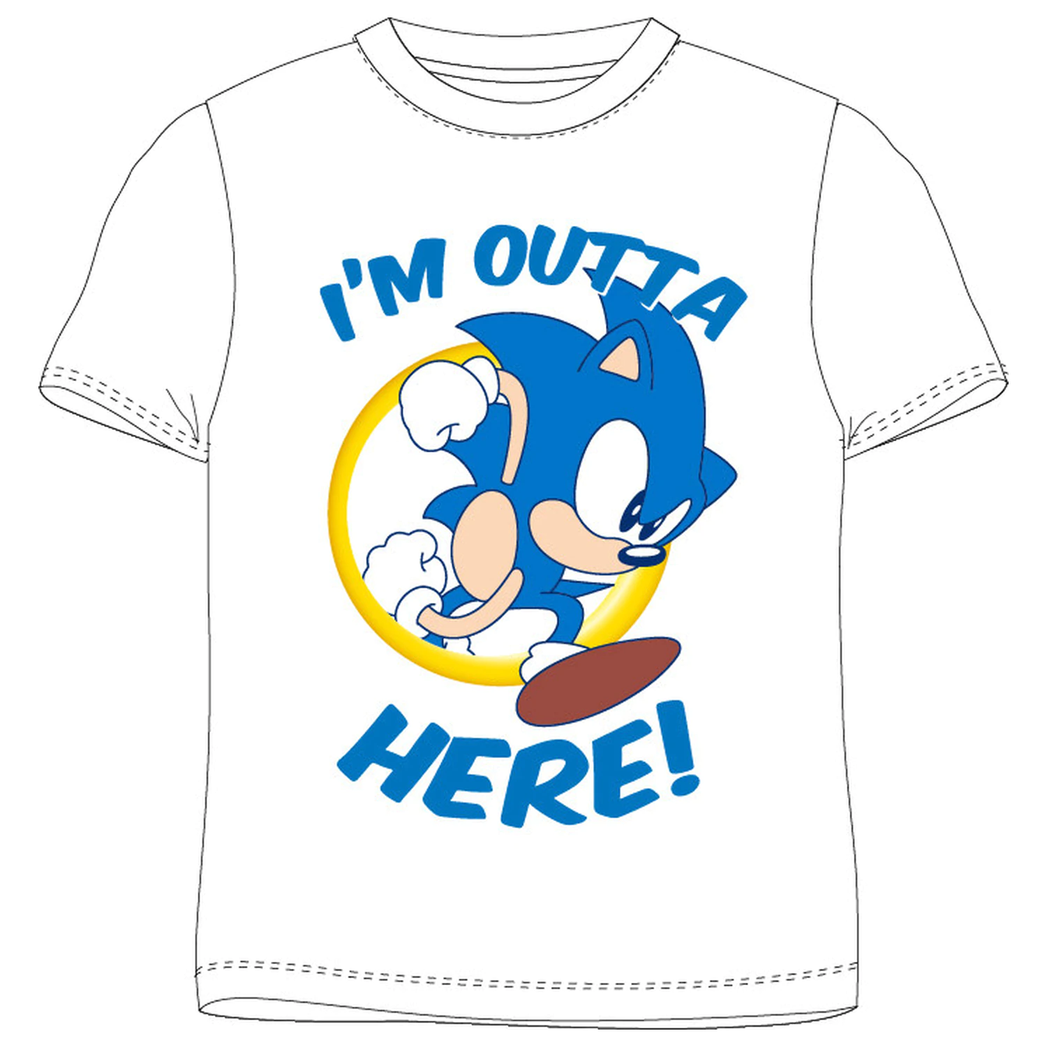 Sonic Here tricou cu mânecă scurtă, top poza produsului