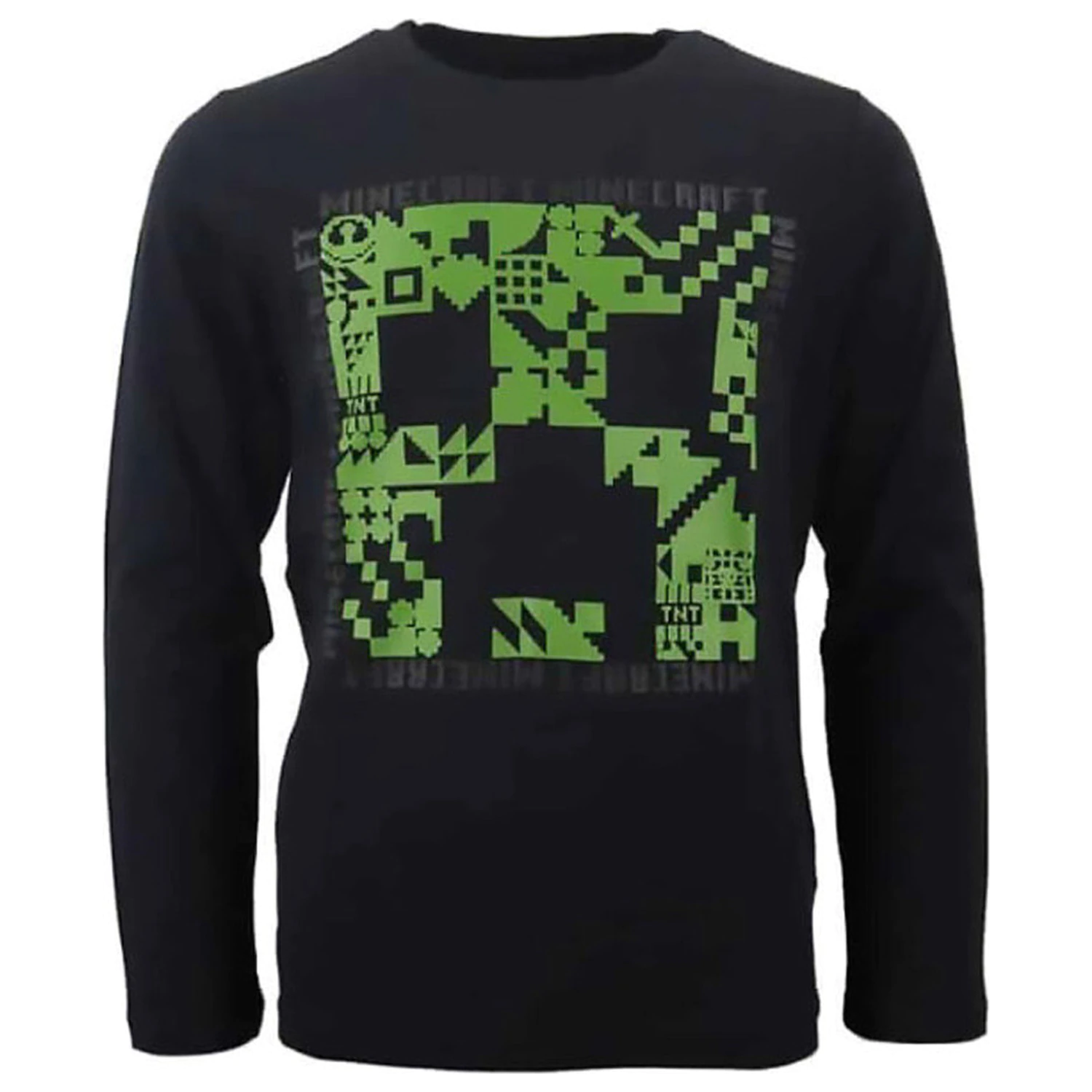 Minecraft Dark Kids Long Sleeve tricou, Bluză poza produsului