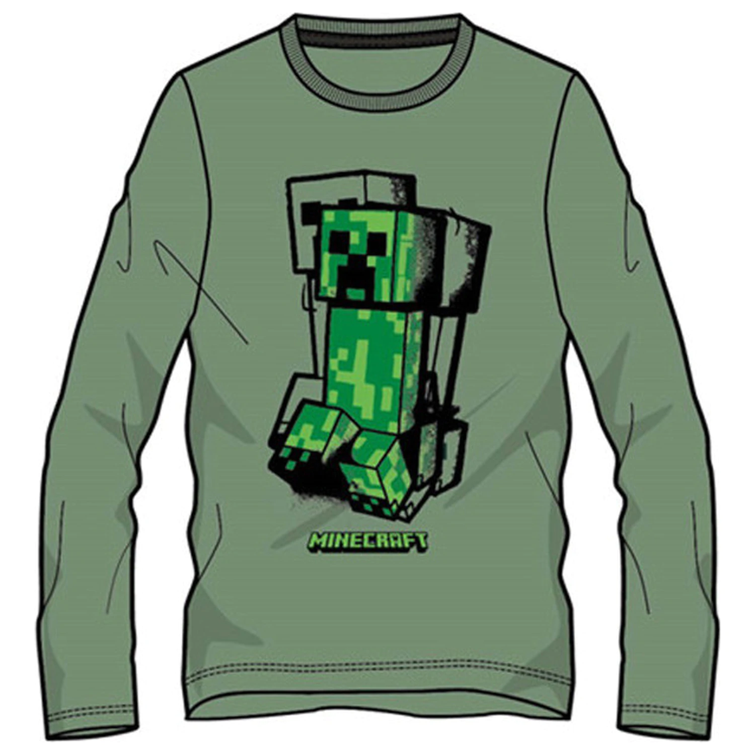 Minecraft Blockbuster copii tricou cu maneca lunga, top poza produsului