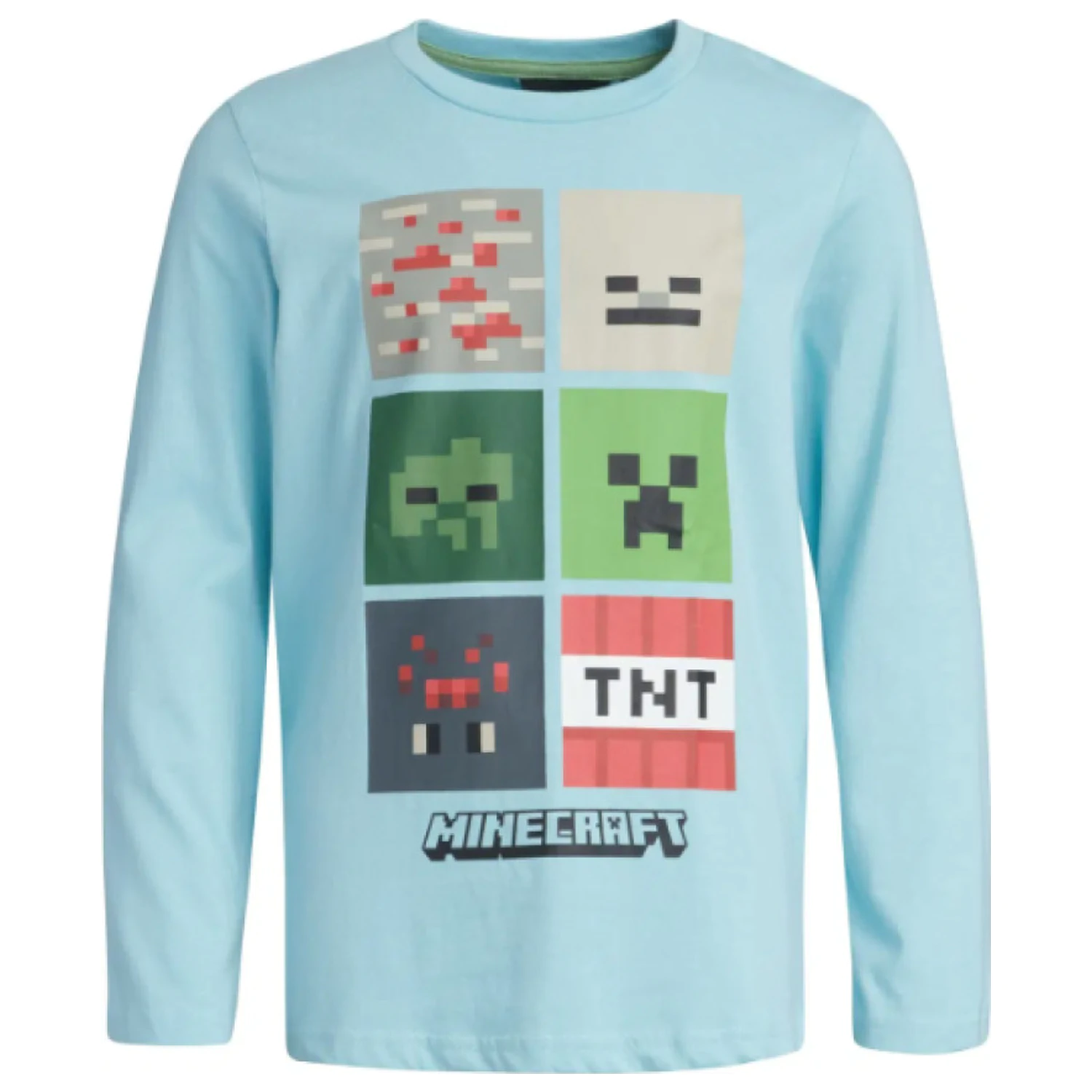 Minecraft Blockbuster Blue Tricou cu maneca lunga pentru copii poza produsului