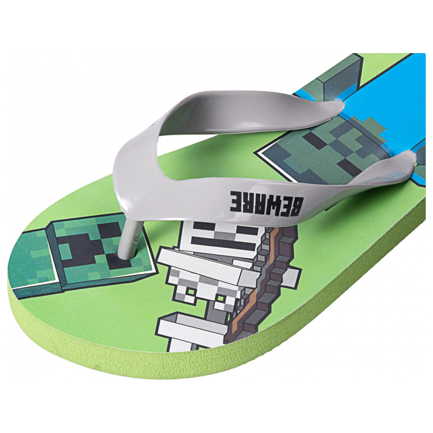 Minecraft Beware Kids Slippers, Flip-Flop poza produsului