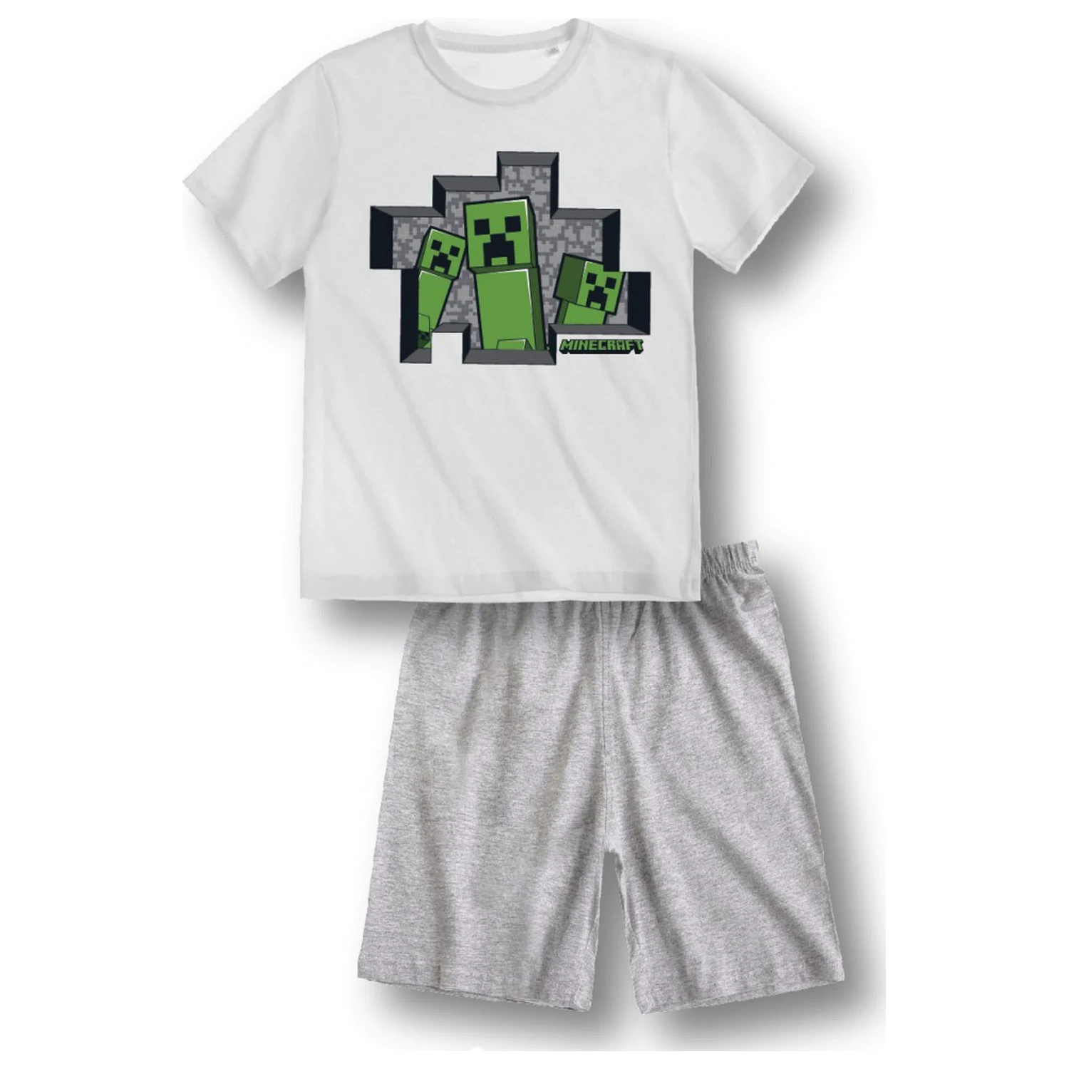 Minecraft Tunnel Trouble copii pijama scurta poza produsului