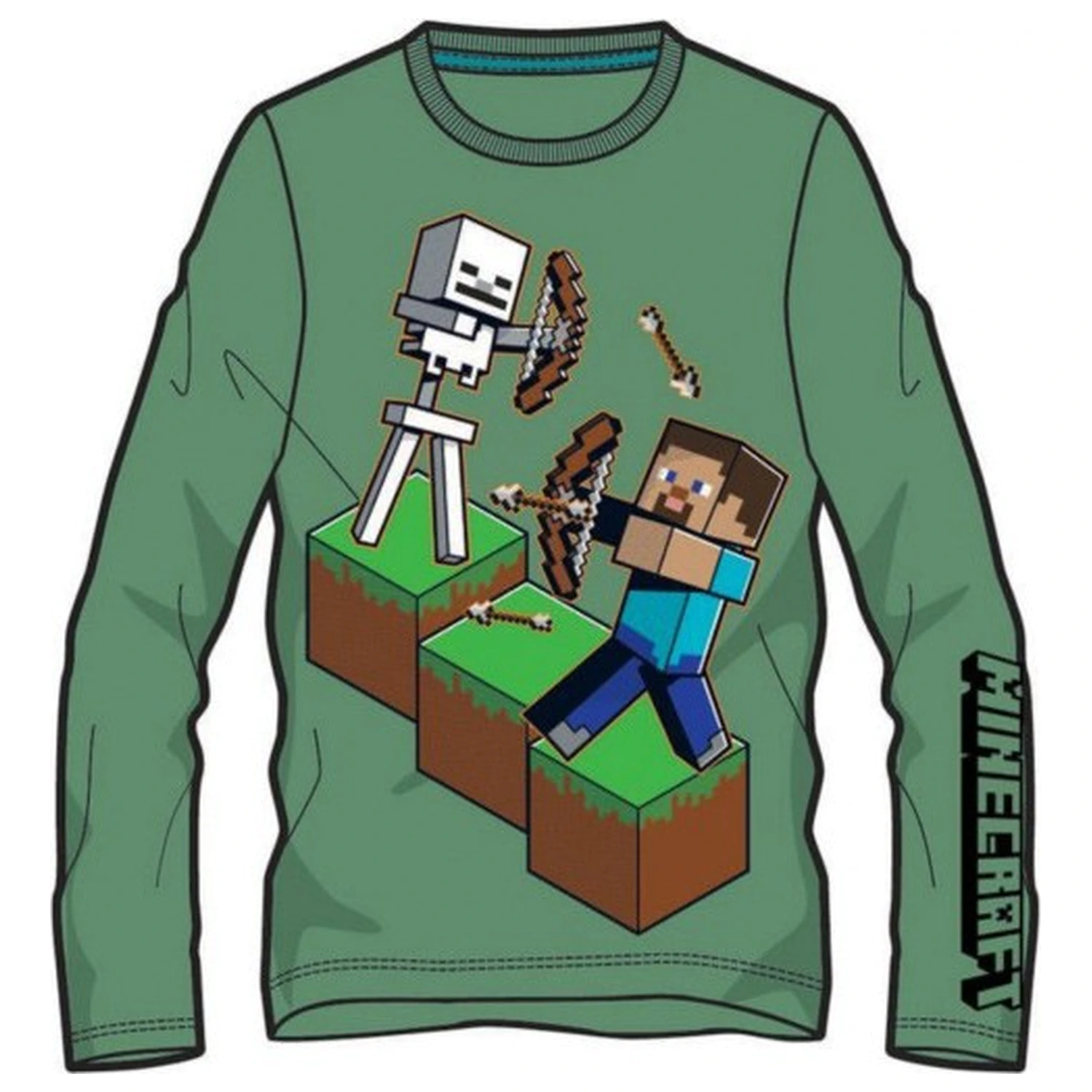 Minecraft Arrow Kids Tricou cu mânecă lungă, Top poza produsului