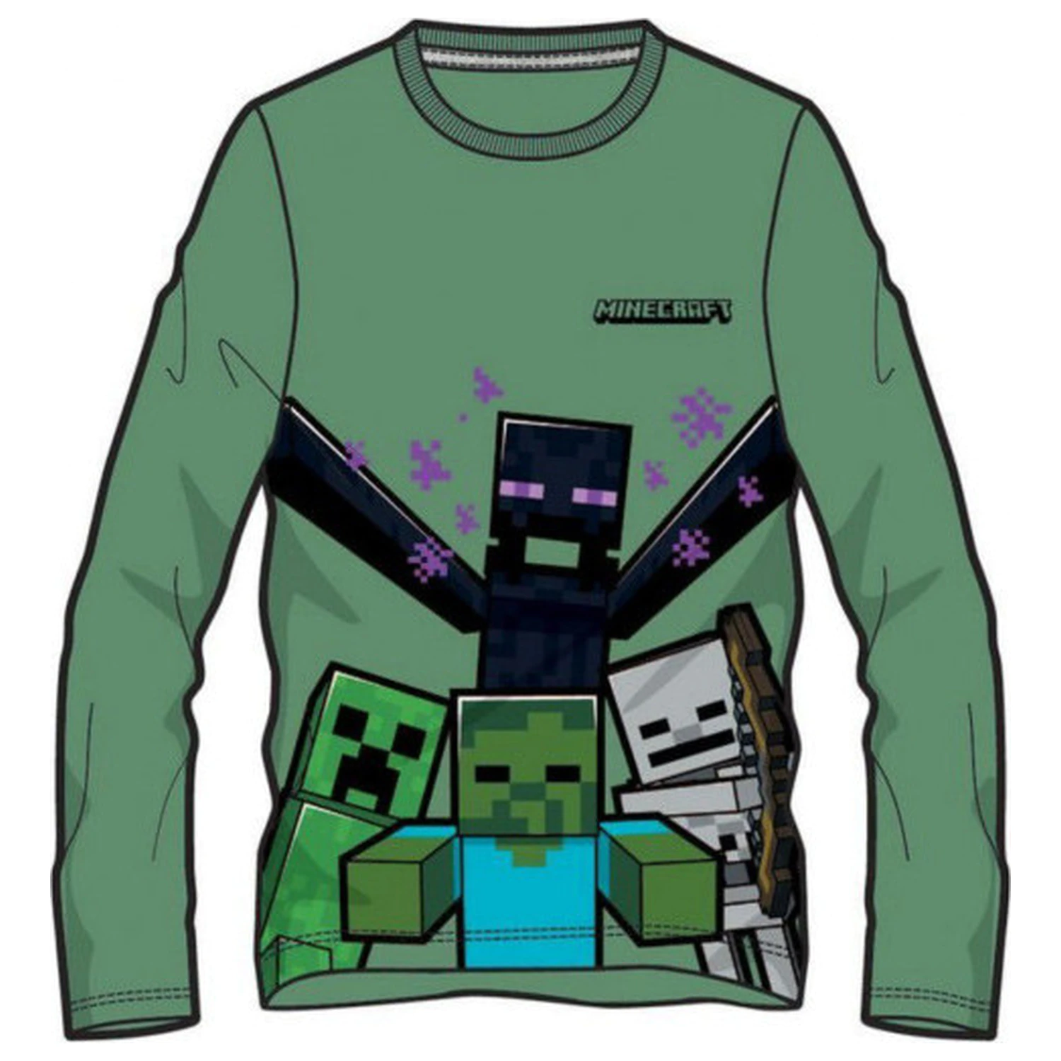 Minecraft Mobs Tricou pentru copii cu maneca lunga, bluză poza produsului