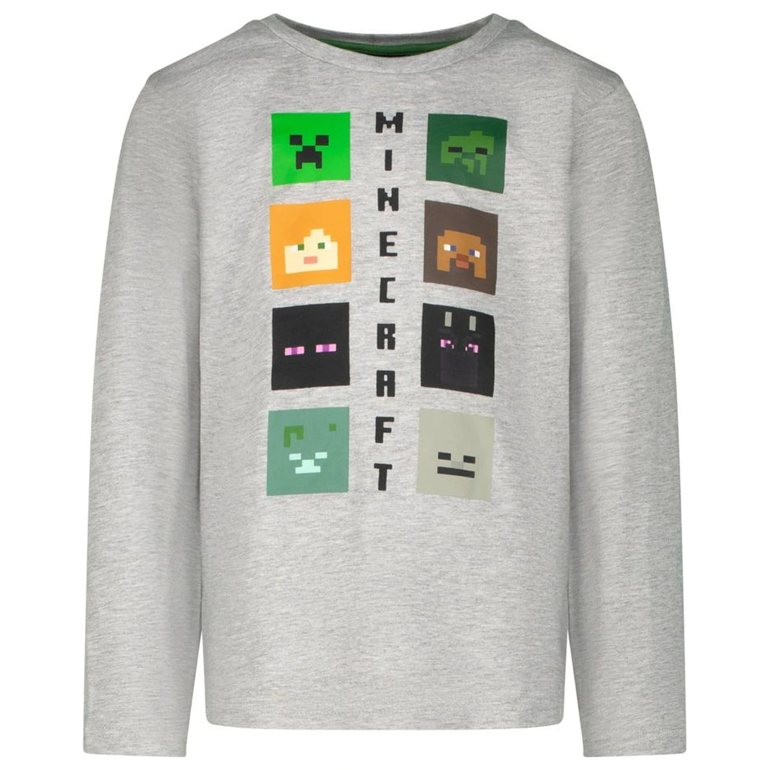 Minecraft Lineup Kids Bluză cu Mânecă Lungă T-shirt, Top poza produsului