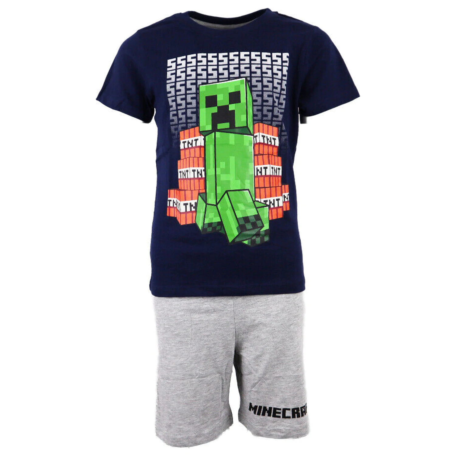 Minecraft TNT Blast Kids Short Pijamale scurte poza produsului