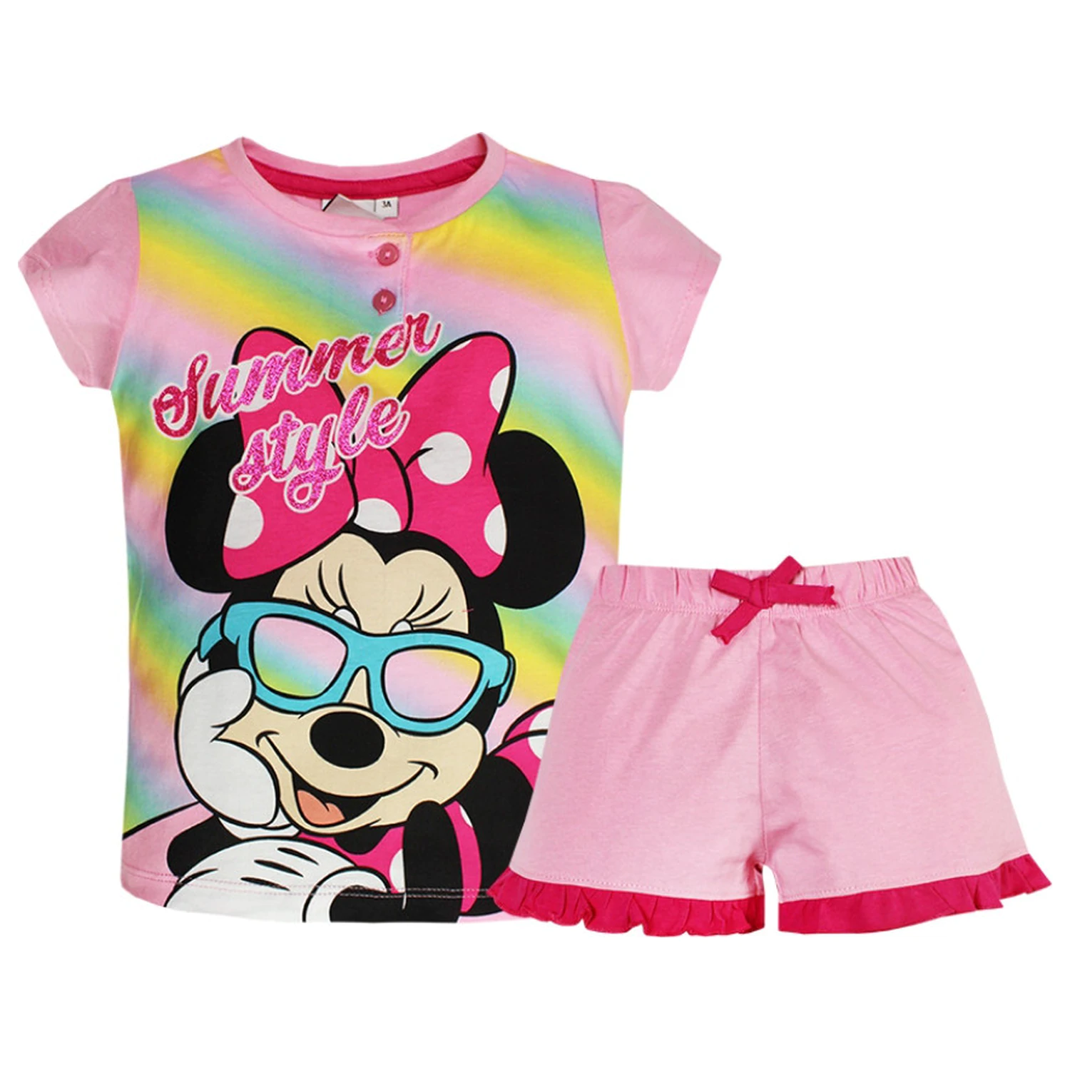 Disney Minnie Style Light pijamale scurte pentru copii poza produsului