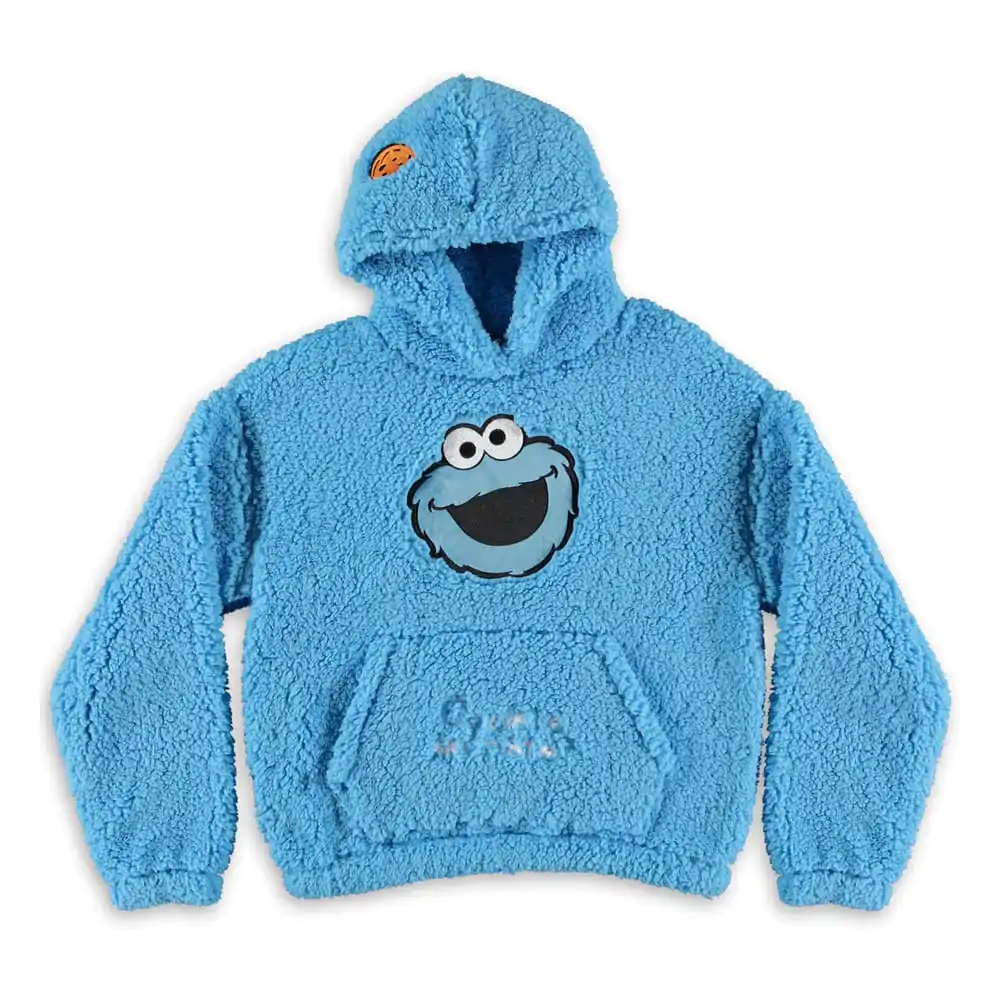 Sesame Street Teddy Pulover cu gluga Cookie Monster poza produsului