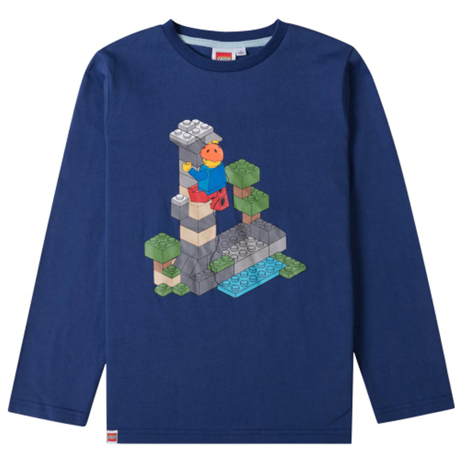 Lego Block Dark Blue tricou cu maneca lunga, top pentru copii poza produsului