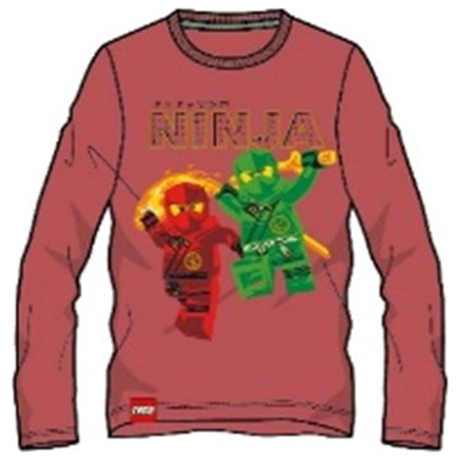 Lego Ninjago Be Ninja Red Kids T-shirt cu maneca lunga Top poza produsului
