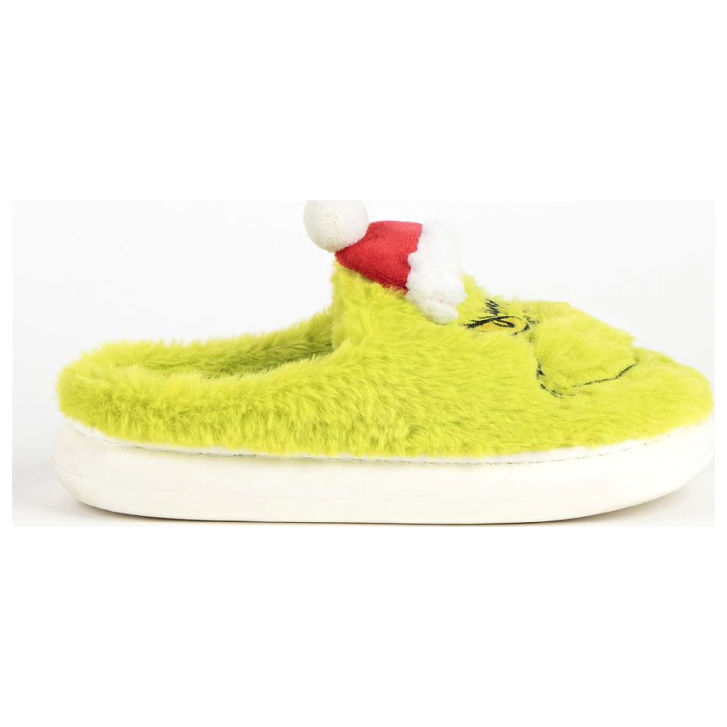 The Grinch Santa Hat Papuci de Iarnă pentru Adulți poza produsului