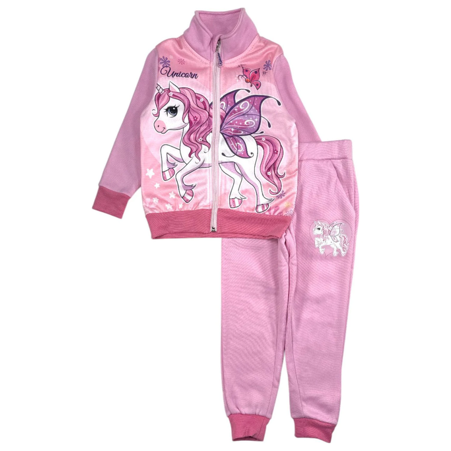 Unicorn Pink Kids Set trening poza produsului