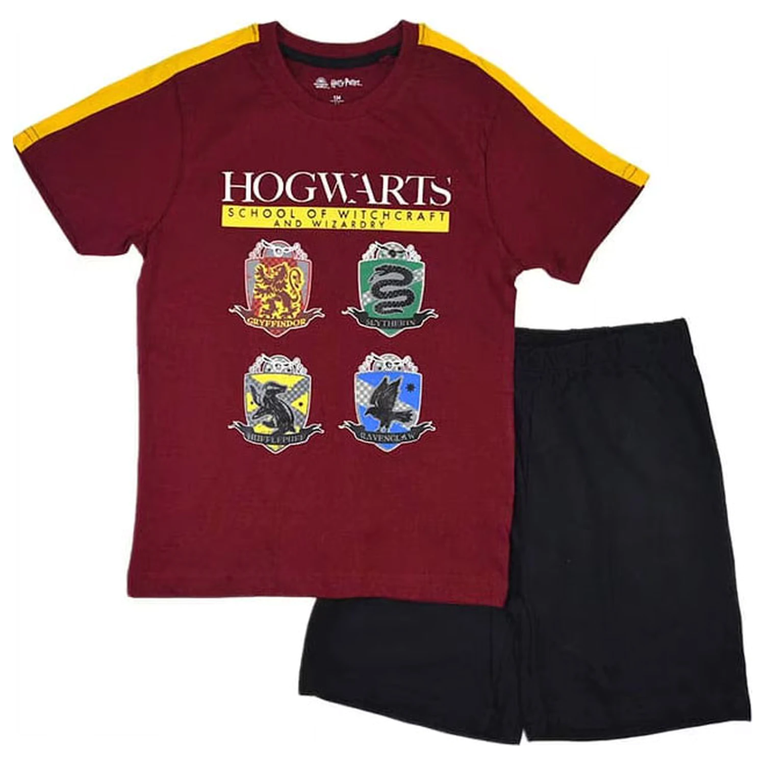 Harry Potter Witchcraft Red kids short pajamas poza produsului