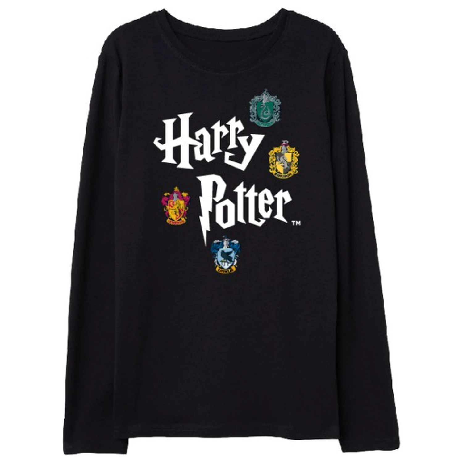 Harry Potter Magic Emblems tricou pentru copii cu mânecă lungă poza produsului