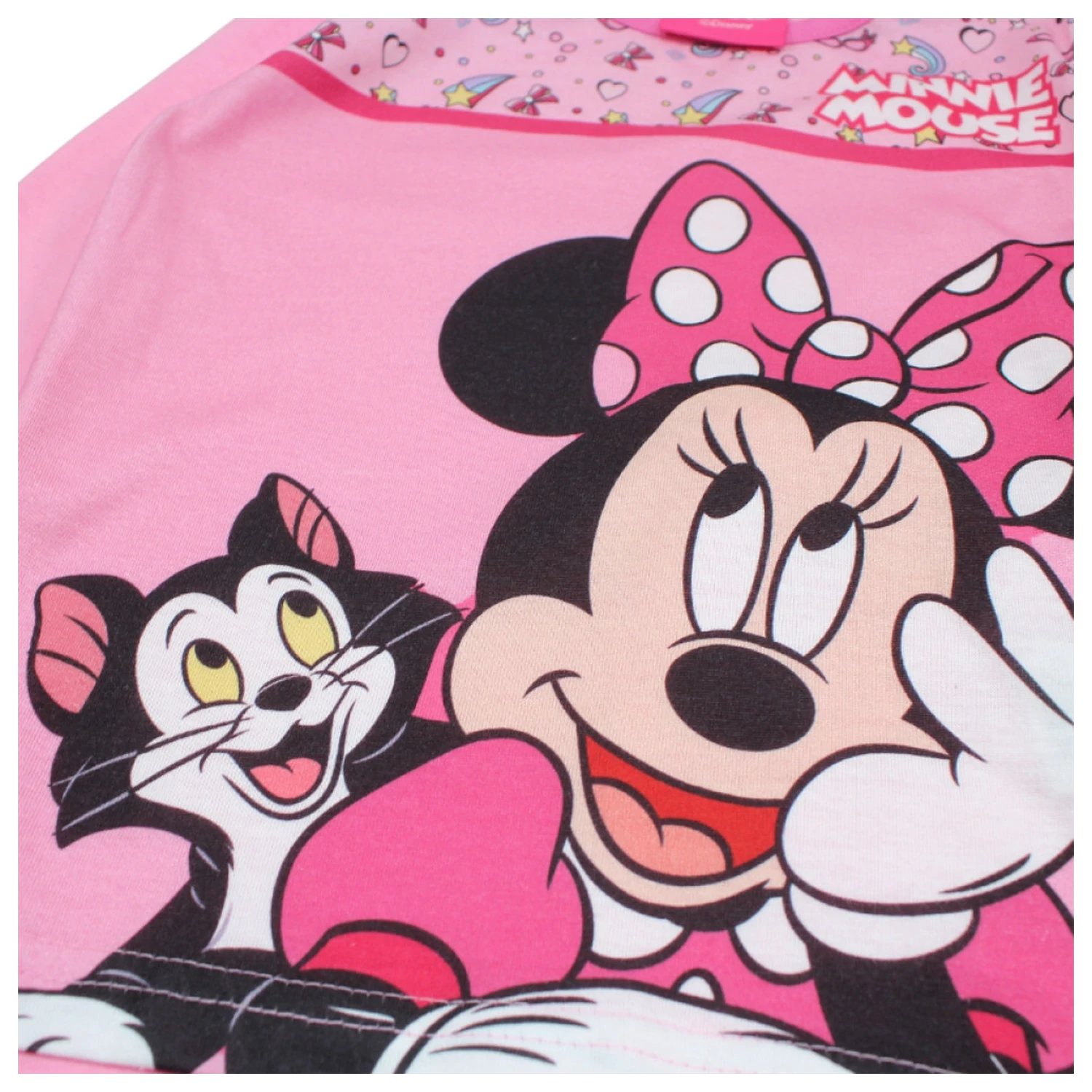 Disney Minnie Figaro Light Pink copii pajama lungi poza produsului