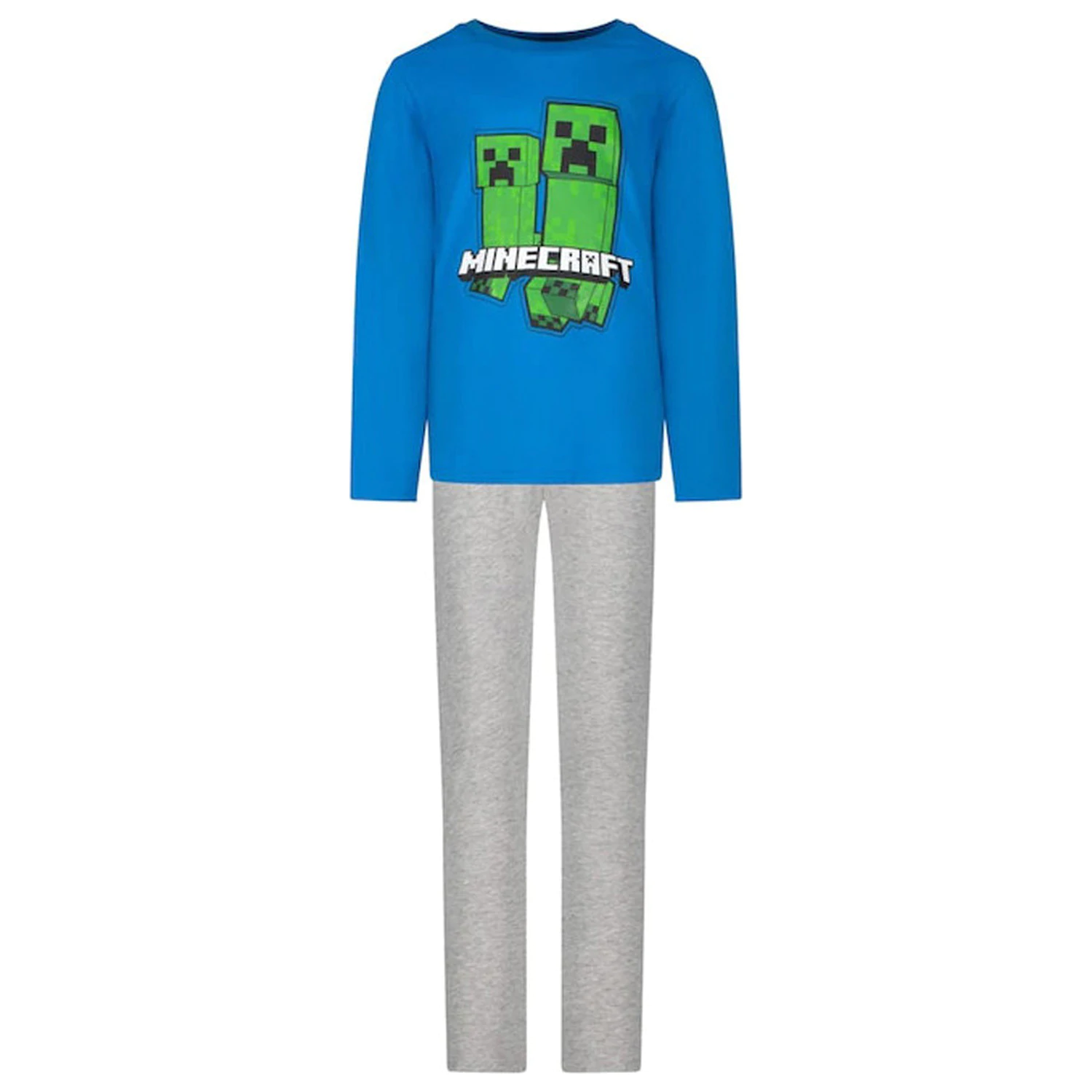 Minecraft TNT Blue Pijamale lungi pentru copii poza produsului