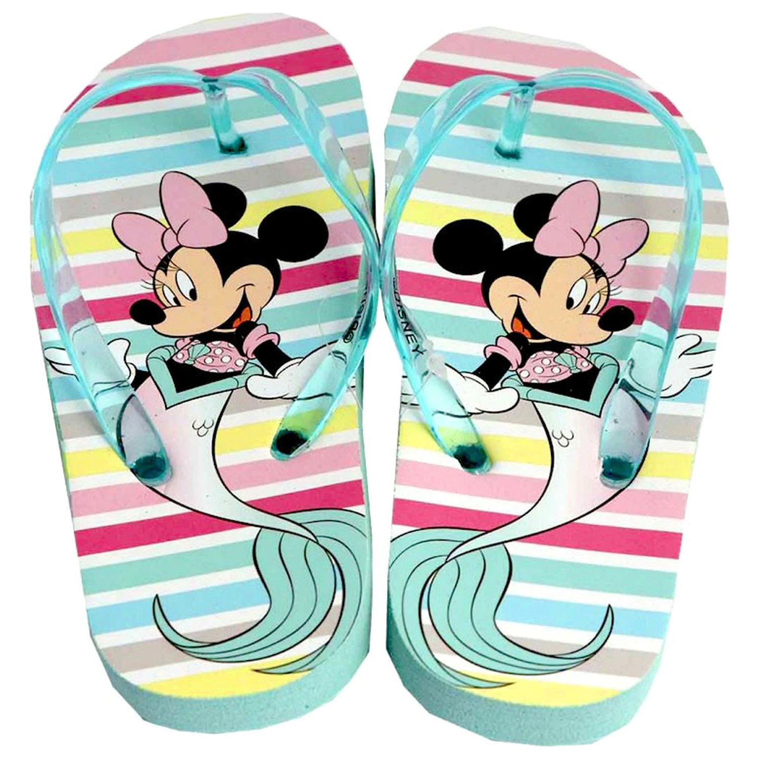 Disney Minnie Mermaid Blue slapi pentru copii, Flip-Flop poza produsului