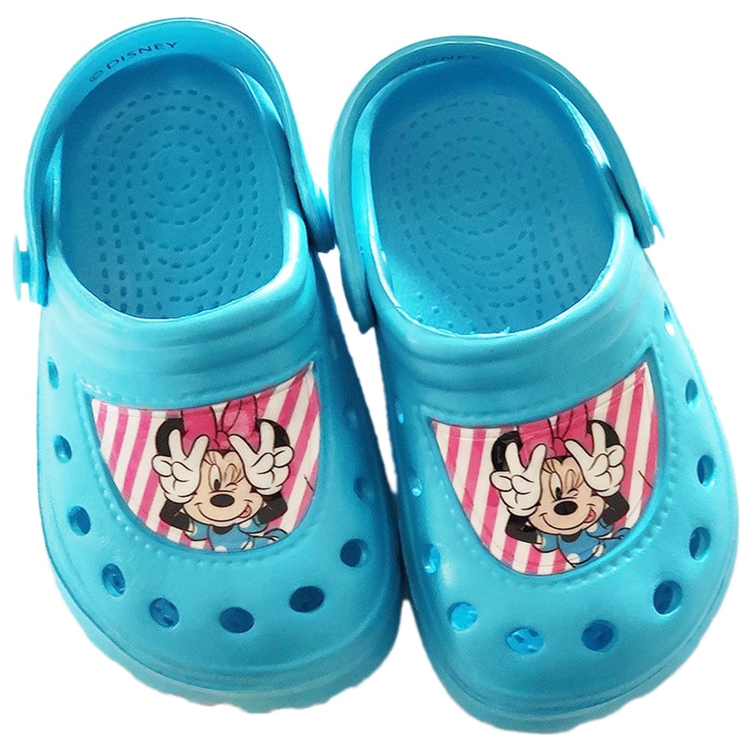 Disney Minnie Peek-a-Bow Blue saboti papuci pentru copii poza produsului