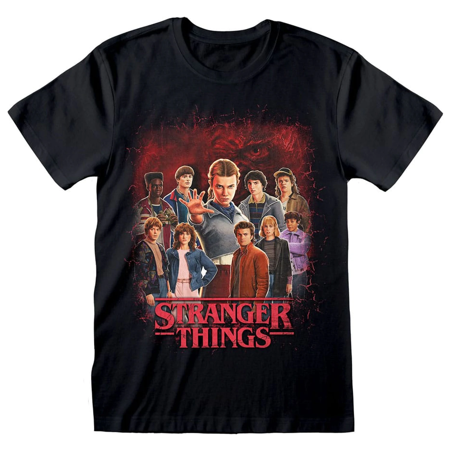 Stranger Things Tricou cu grupul tuturor personajelor poza produsului