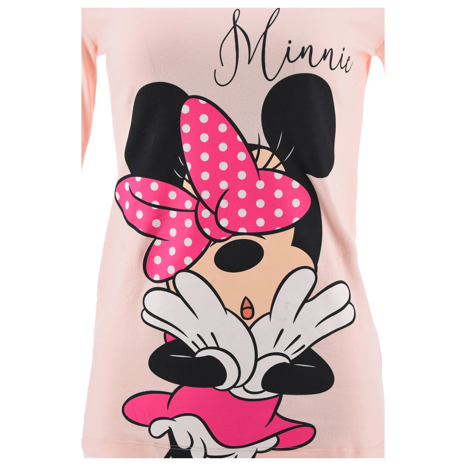 Disney Minnie Pinky t-shirt cu mânecă lungă de damă, top poza produsului