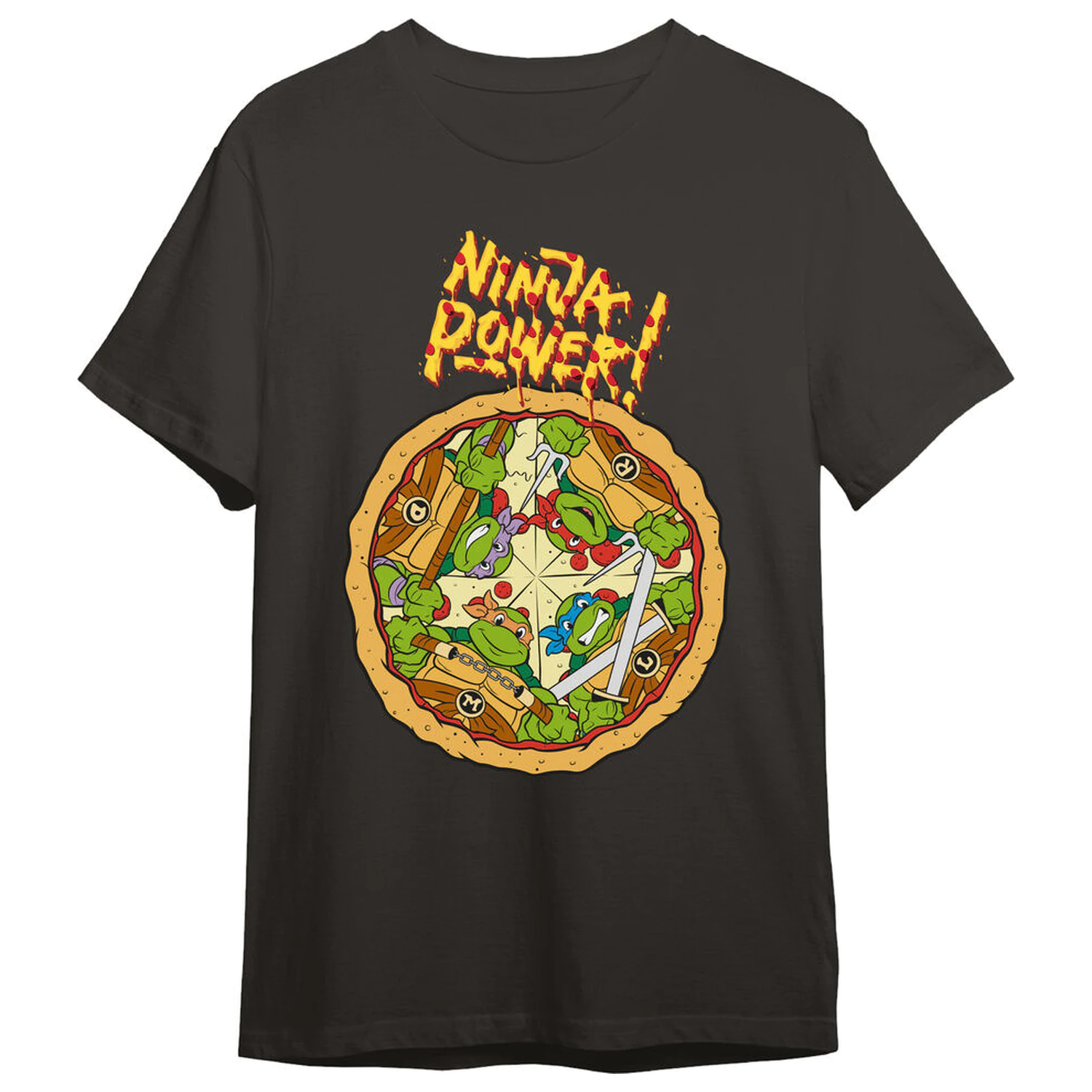 Teenage Mutant Ninja Turtles Pizza tricou adult poza produsului