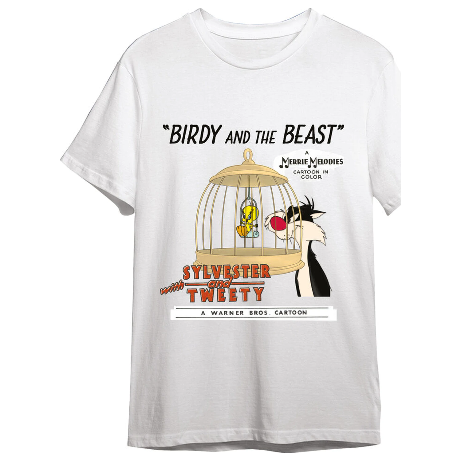 Looney Tunes Silvester & Tweety tricou pentru adulți poza produsului