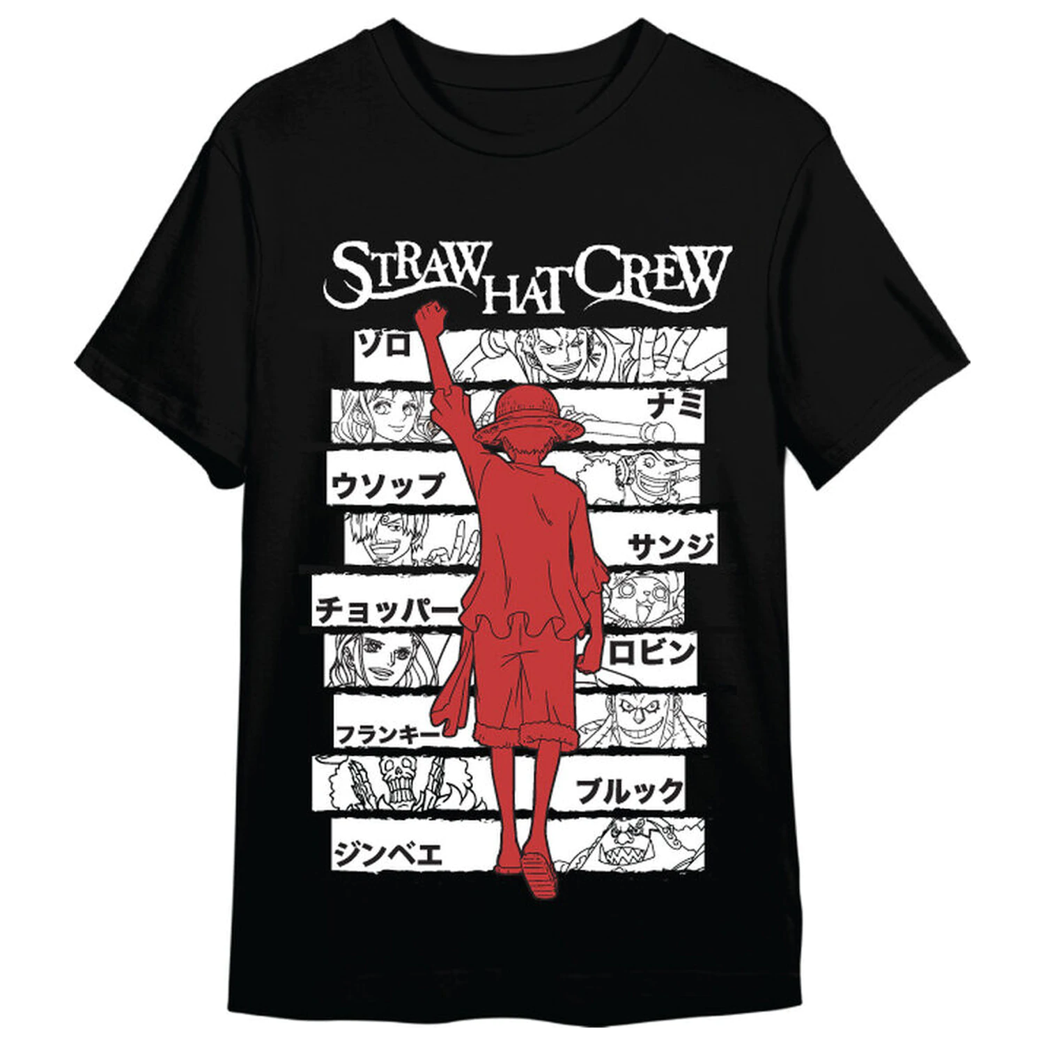 One Piece Monkey D. Luffy Straw Hat Crew tricou pentru adulți poza produsului