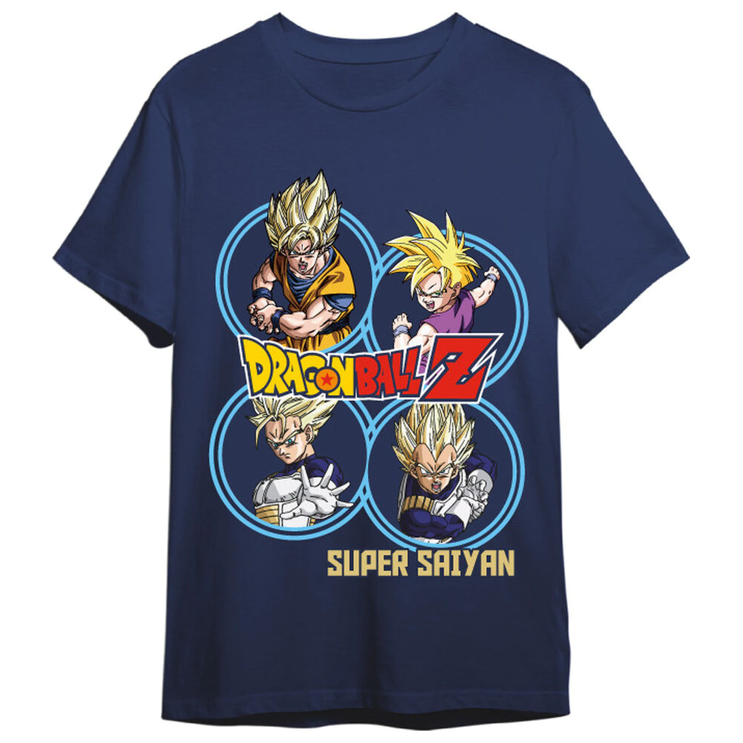 Dragon Ball Z Super Saiyans tricou pentru adulți poza produsului