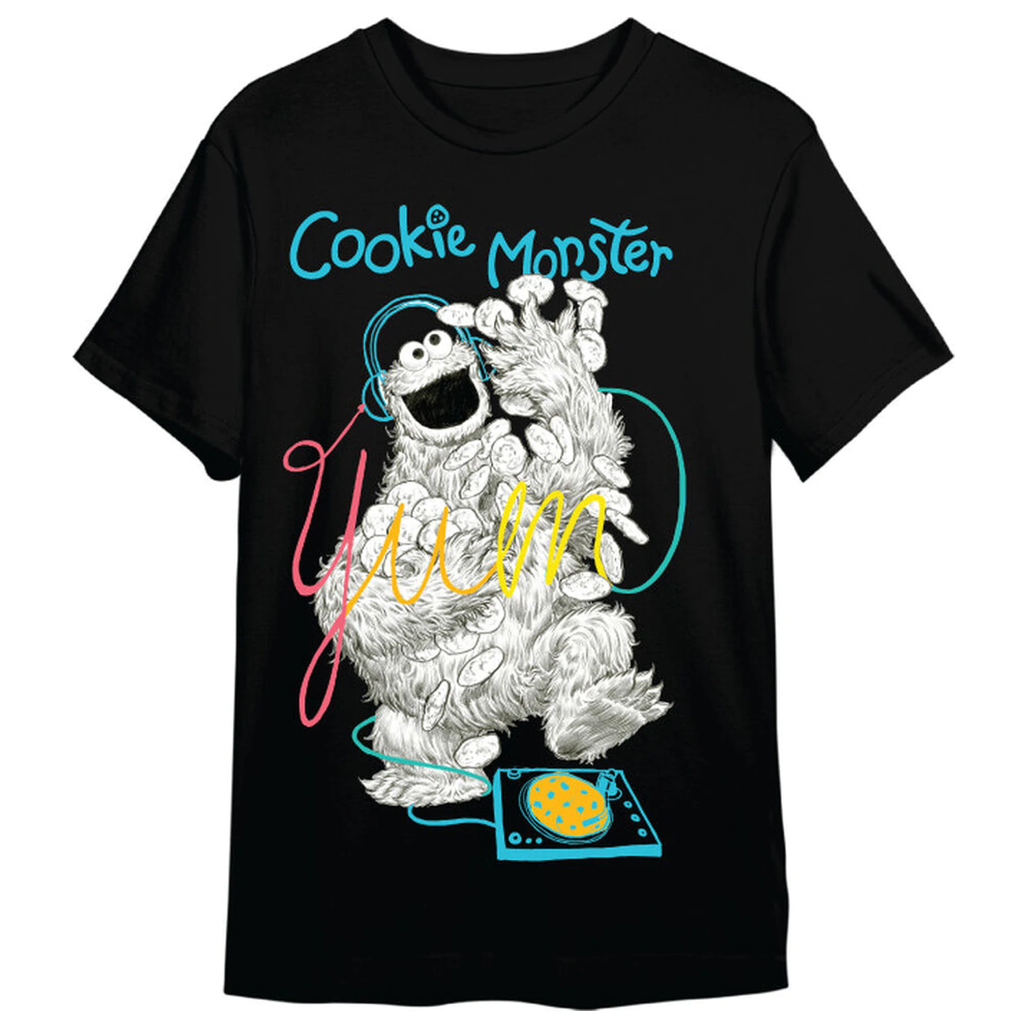 Sesame Street Triki Cookie Monster tricou pentru adulți poza produsului